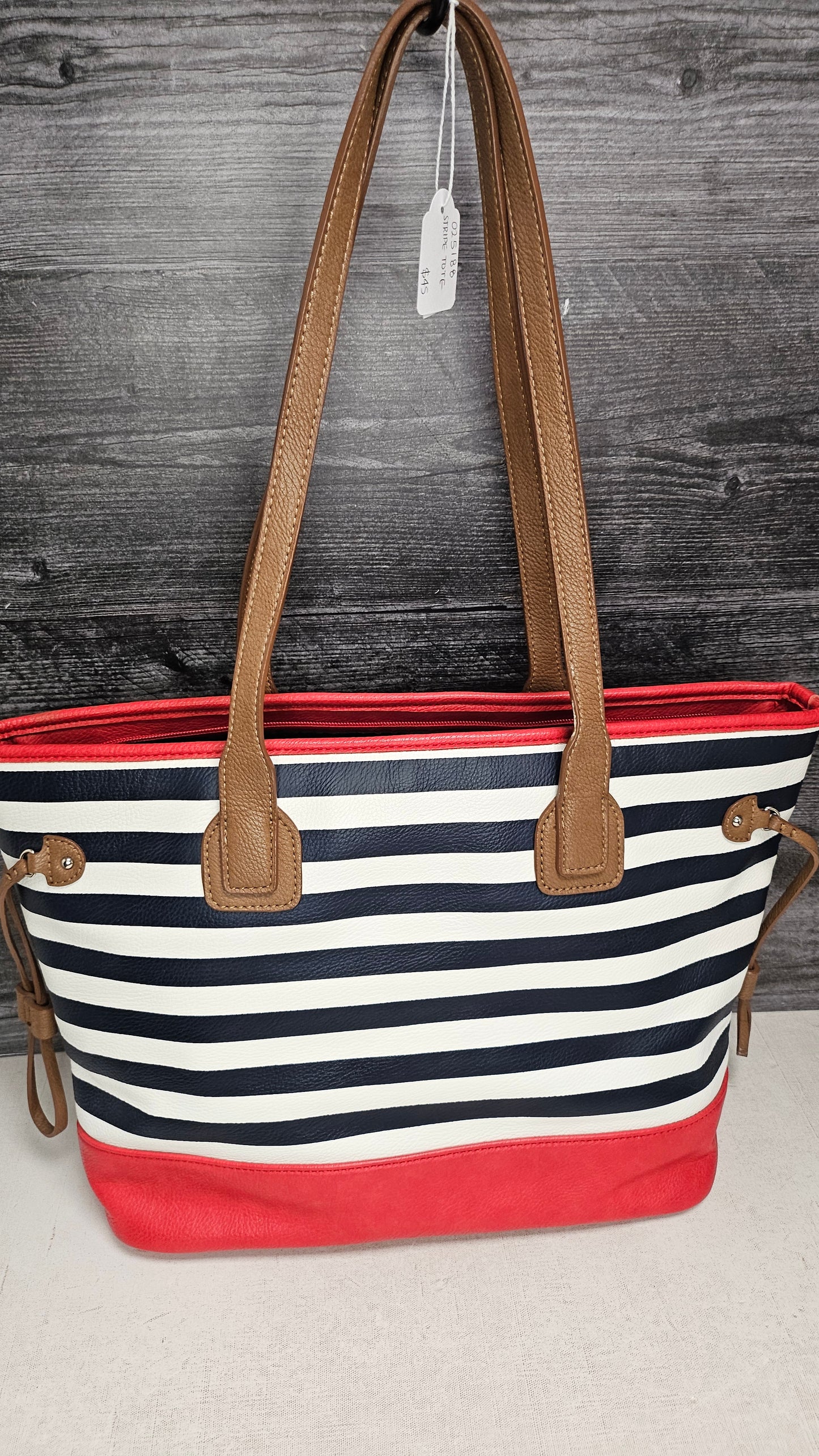 Boston Bailey Multi Stripe Tote