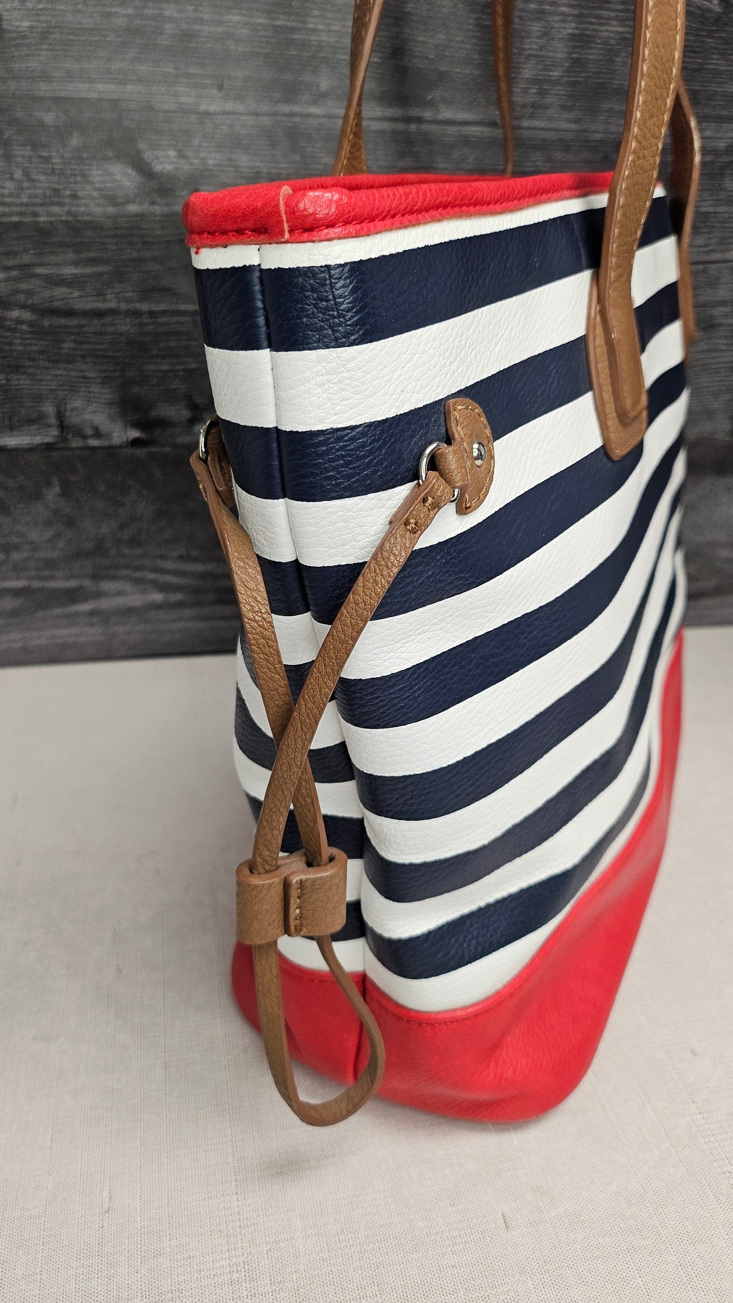 Boston Bailey Multi Stripe Tote