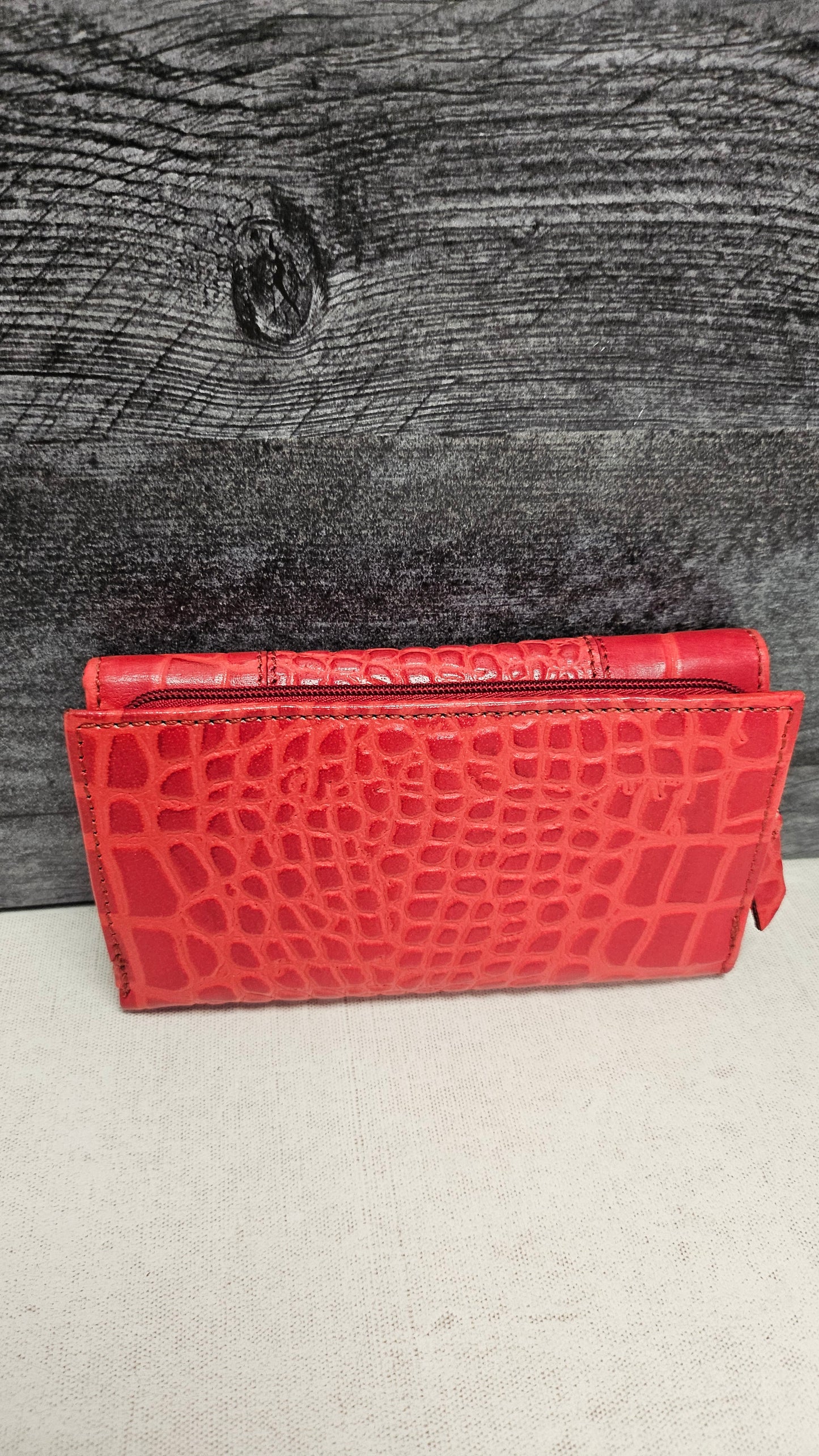 Annapelle Red Leather Wallet