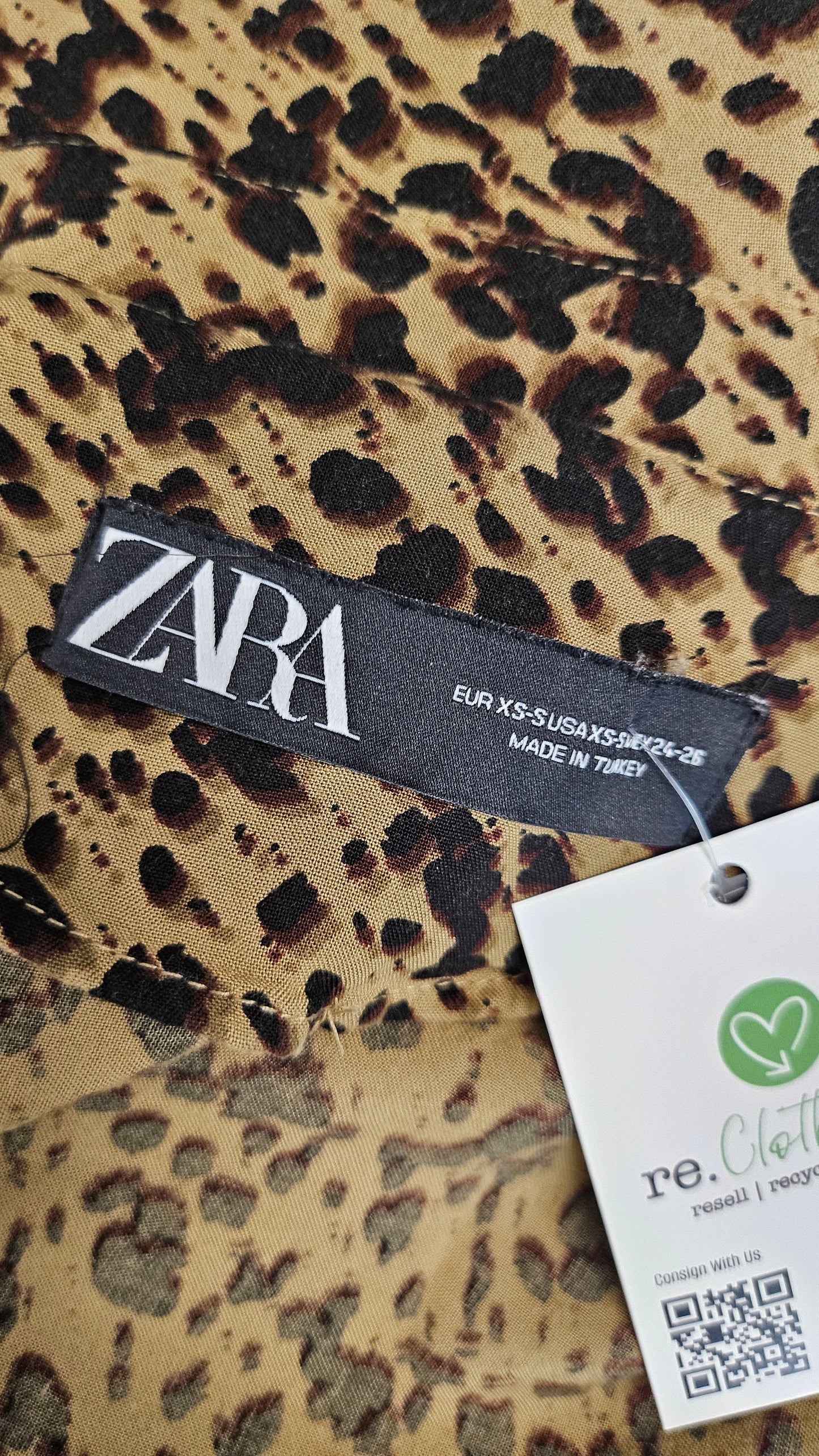 Zara Animal Double Breasted Dress (12)