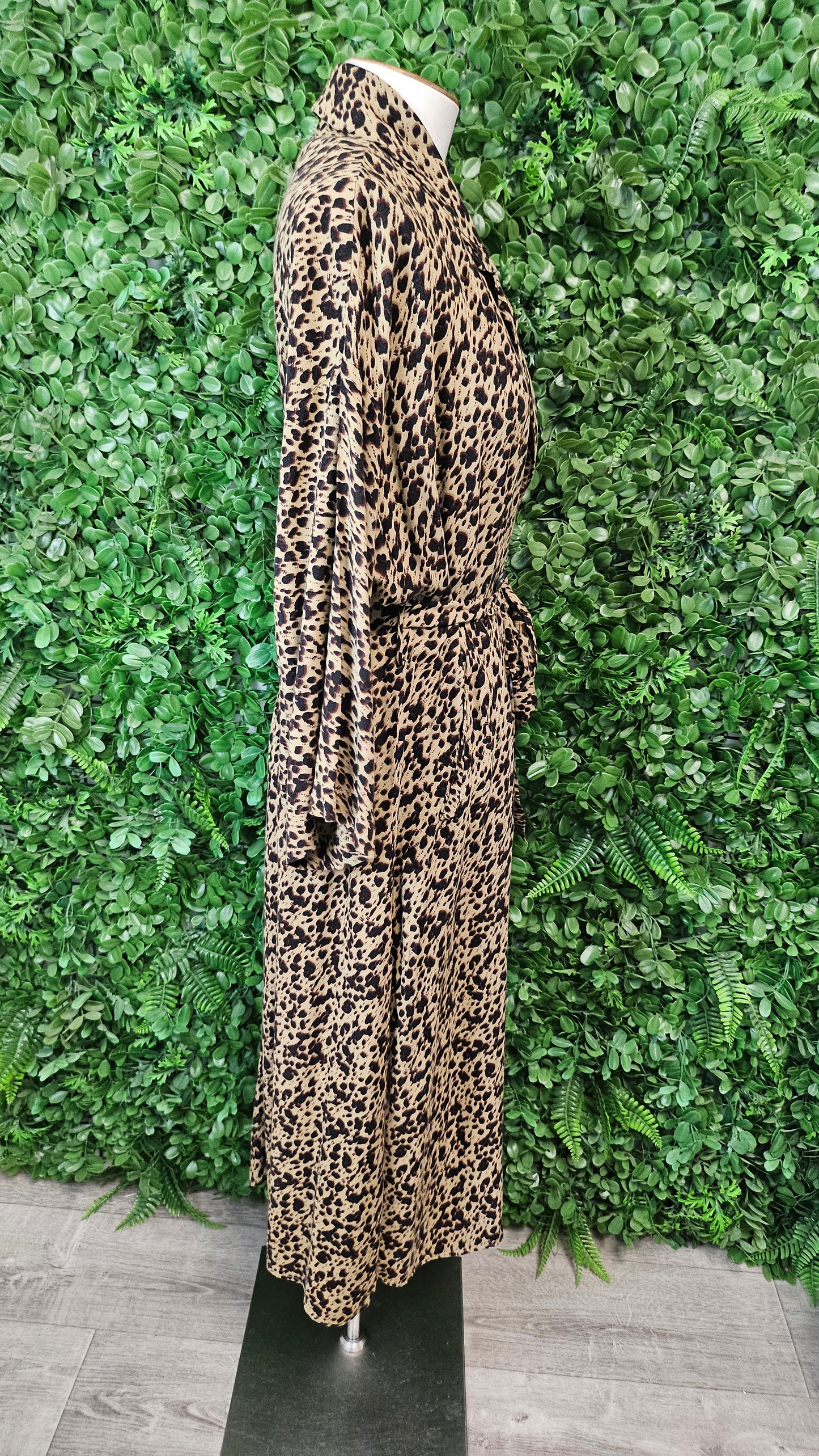 Zara Animal Double Breasted Dress (12)