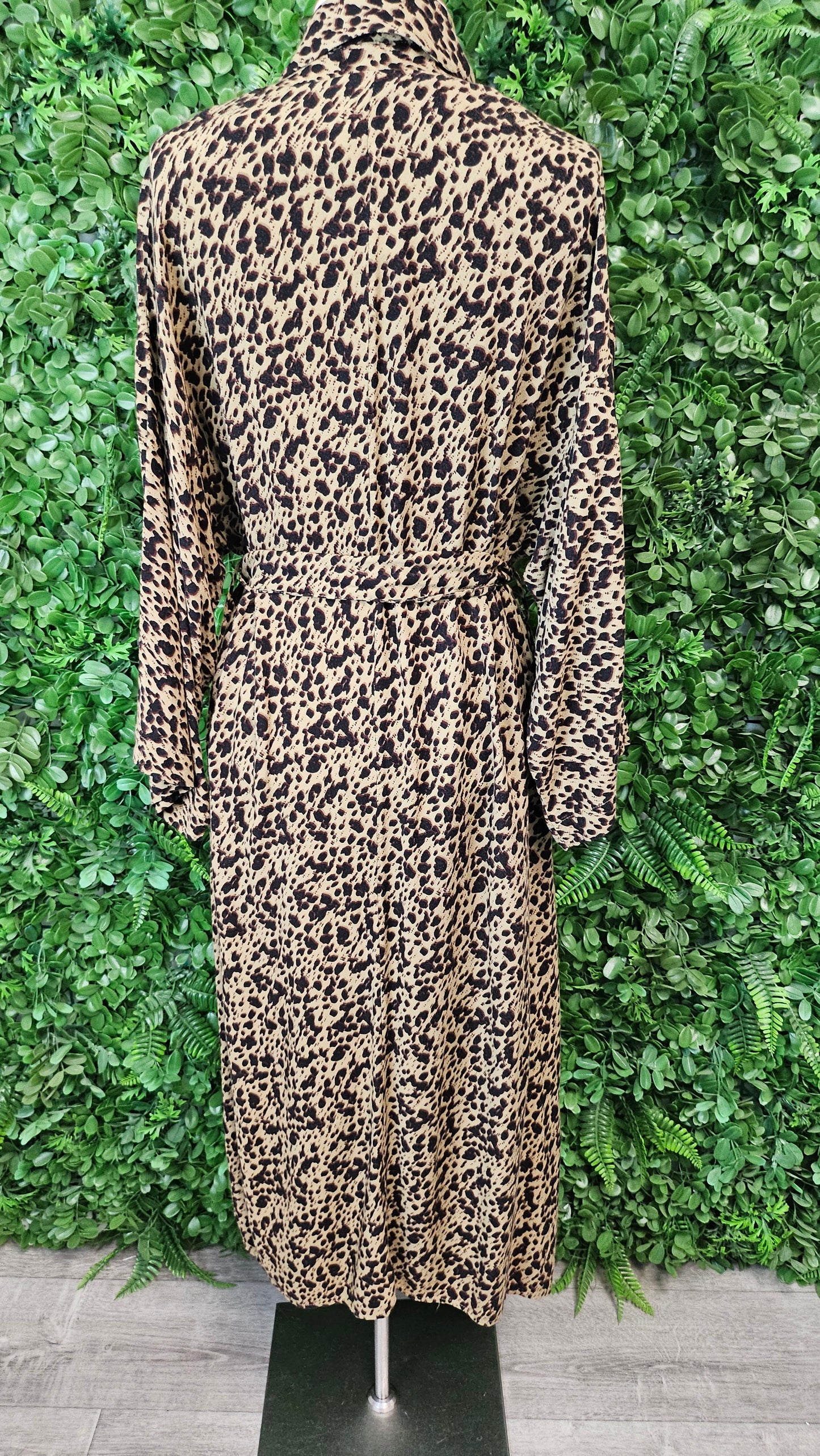 Zara Animal Double Breasted Dress (12)