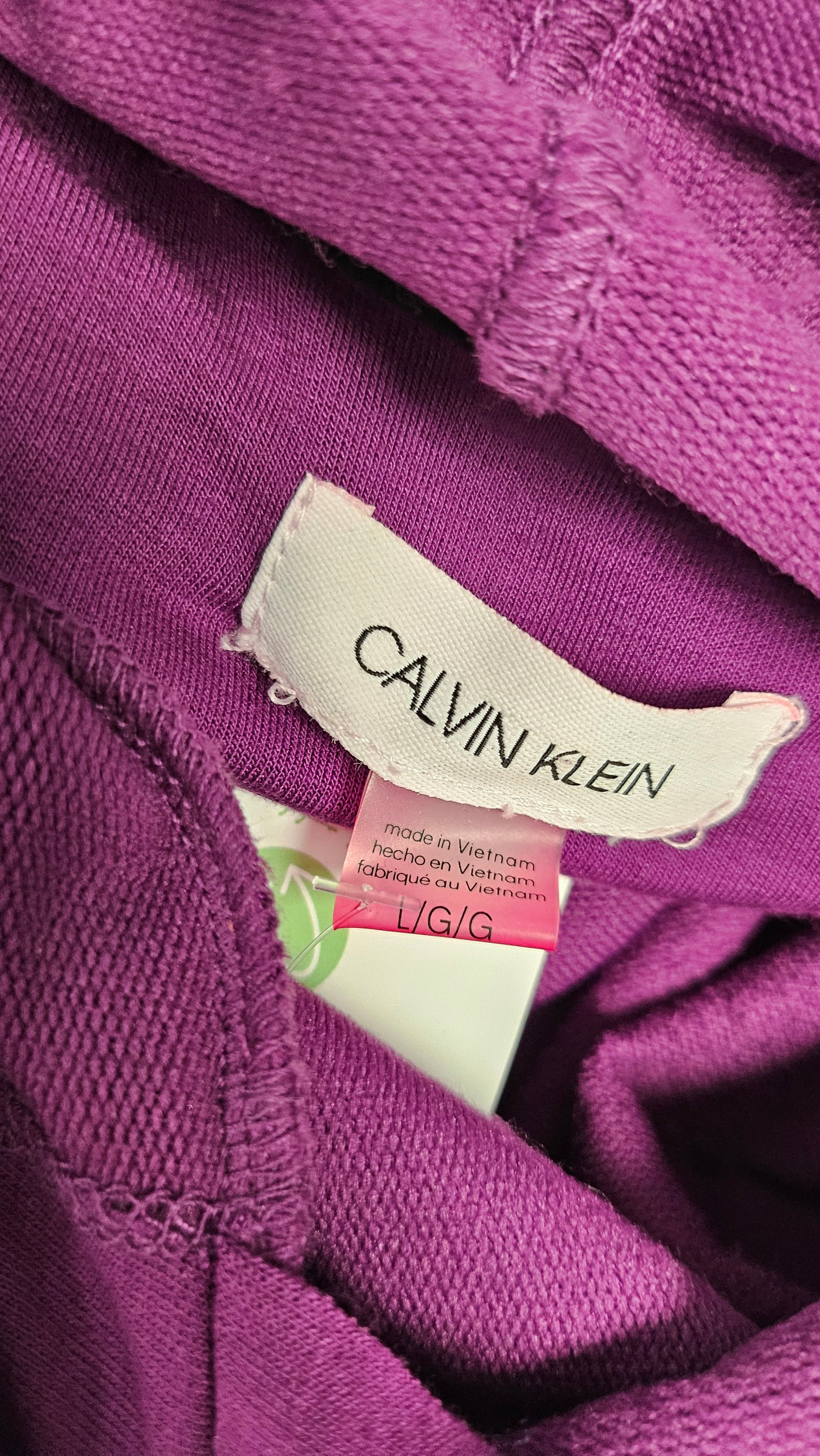 Calvin Klein Purple Sweatshirt Dress (12)