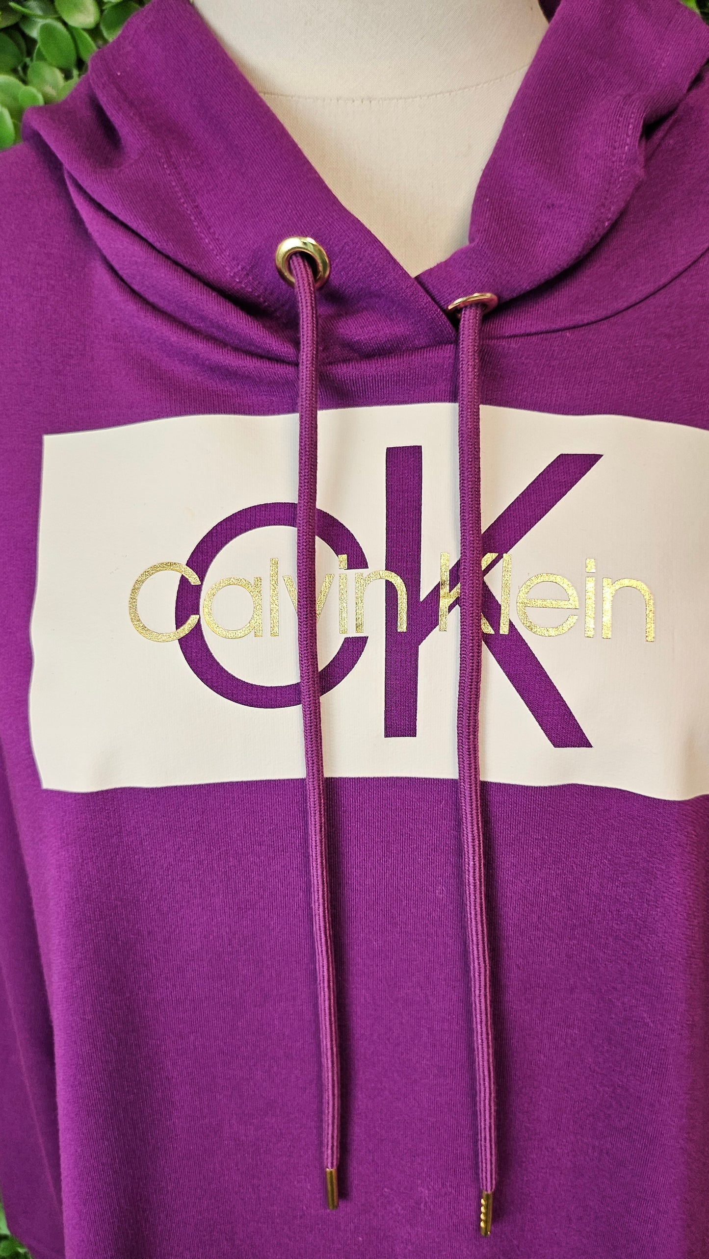 Calvin Klein Purple Sweatshirt Dress (12)