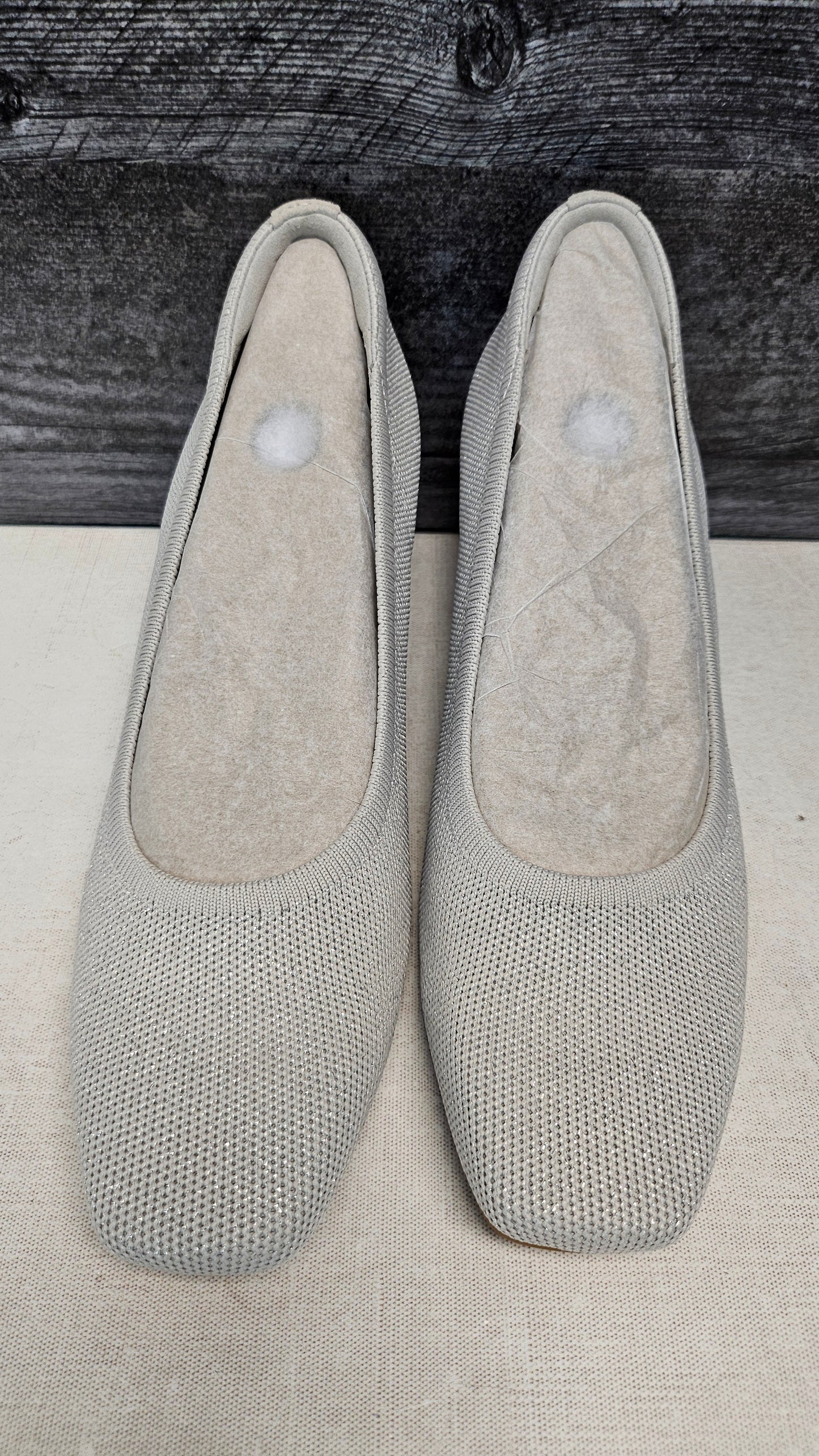 Vivaia Silver Elize Heel BNWT (39)