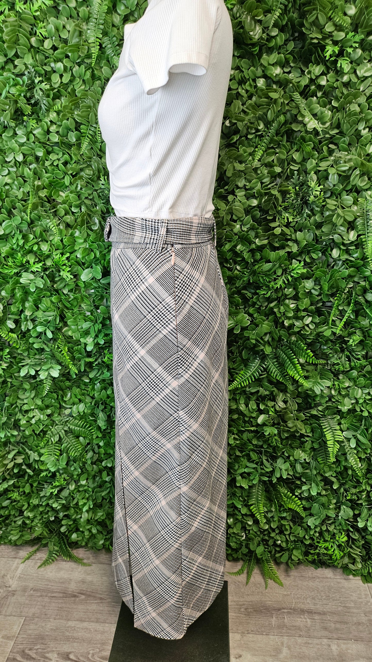 Witchery Plaid Midi Skirt (12)