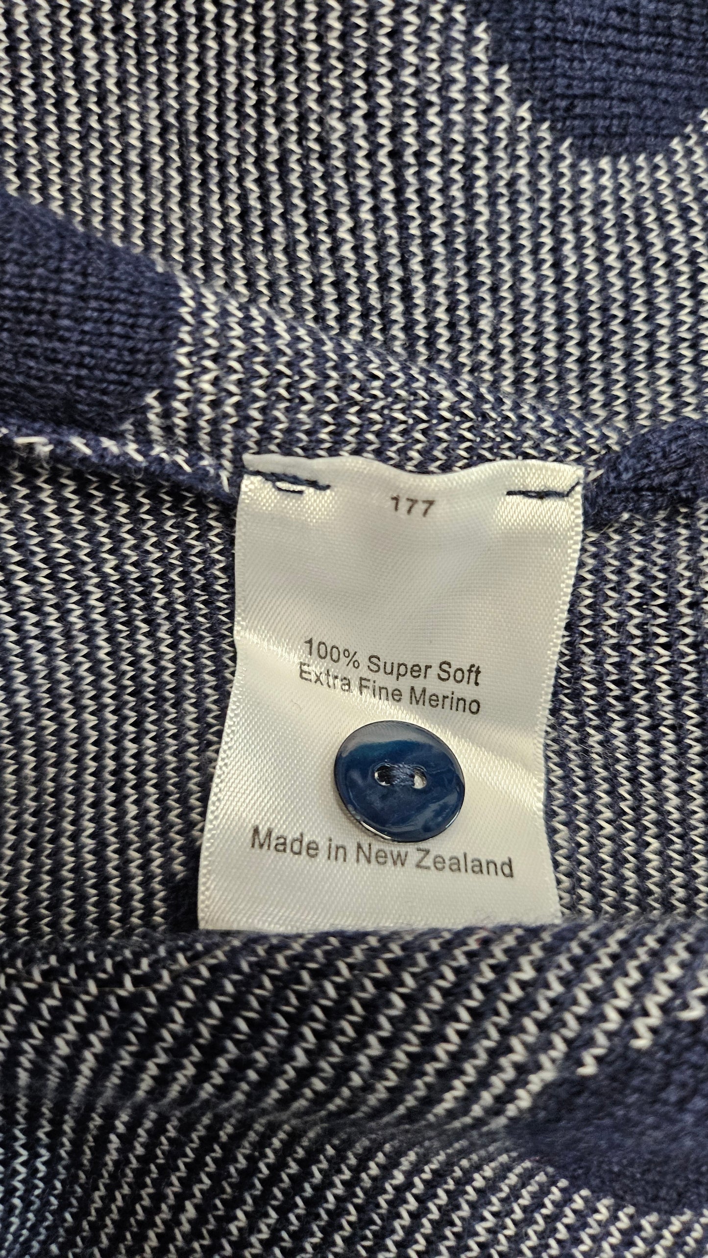 Optimum Navy/Spot Merino Cardigan (16)