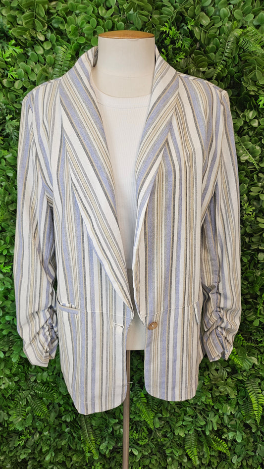 Classified With Love Stripe Santorini Jacket BNWT (12-14)