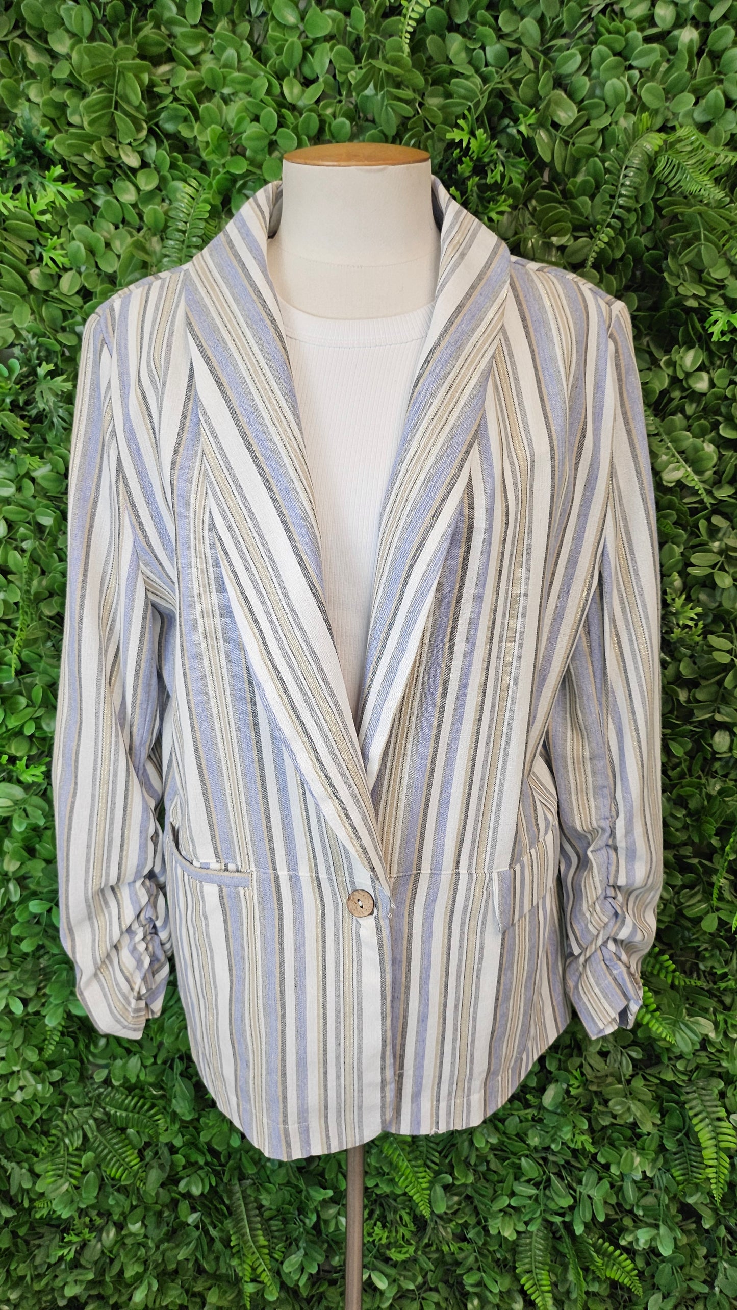 Classified With Love Stripe Santorini Jacket BNWT (12-14)