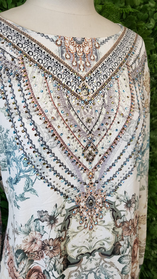 Gems AU Print Oseree Dress BNWT (16)