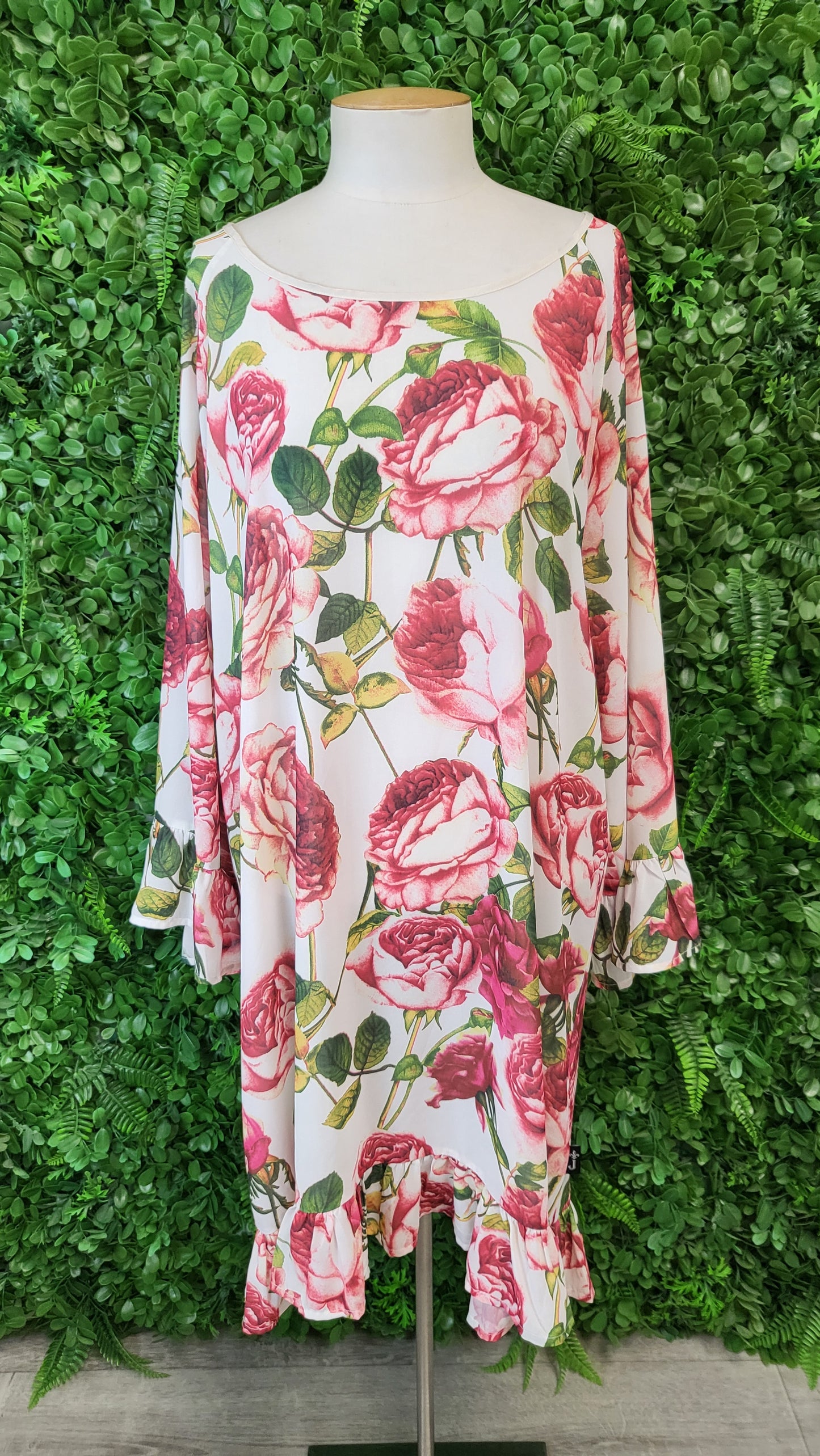 Jellicoe Floral Frill Slip Dress (16)