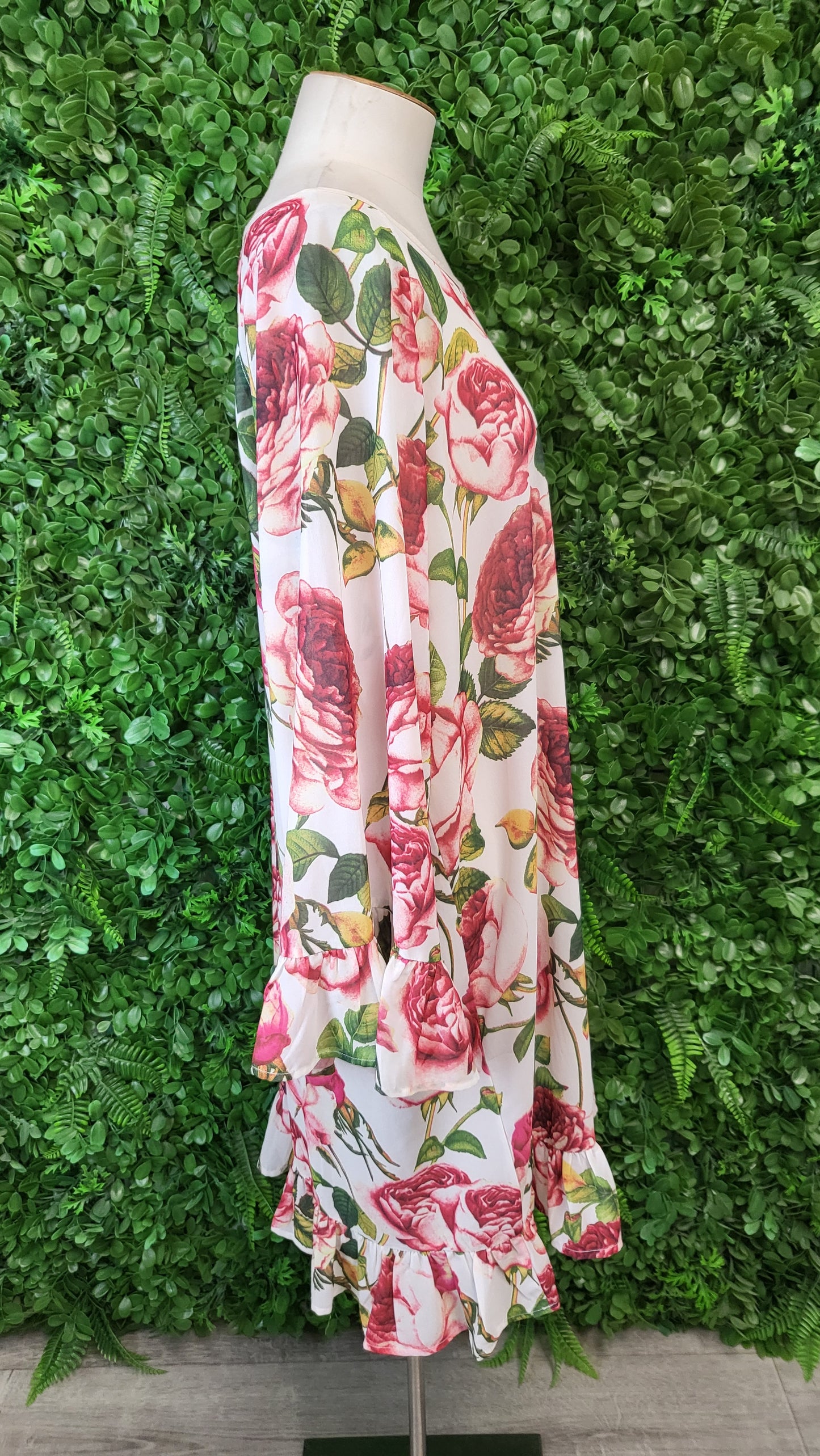 Jellicoe Floral Frill Slip Dress (16)