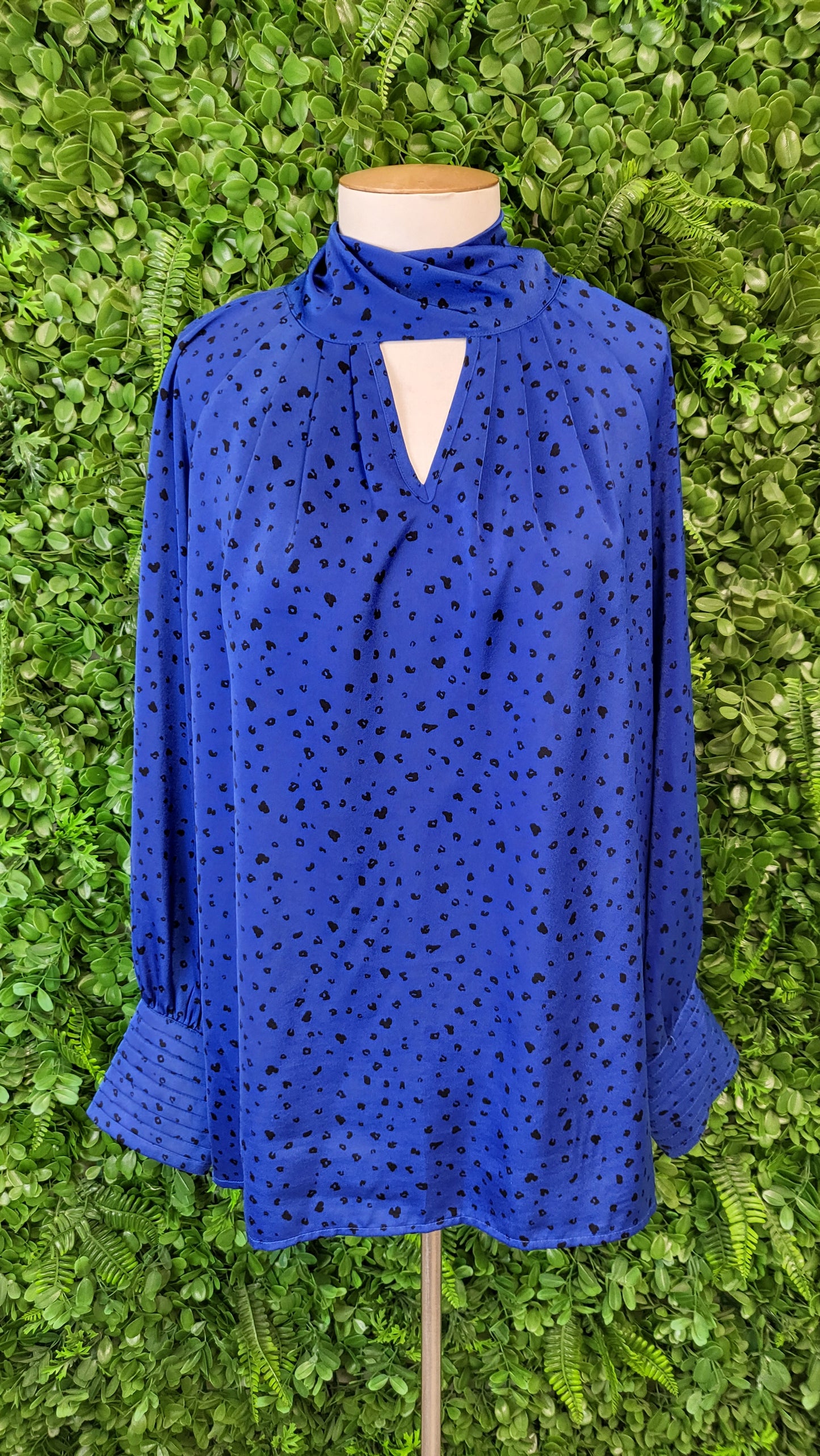 Amaya Blue Print Print Top (14)