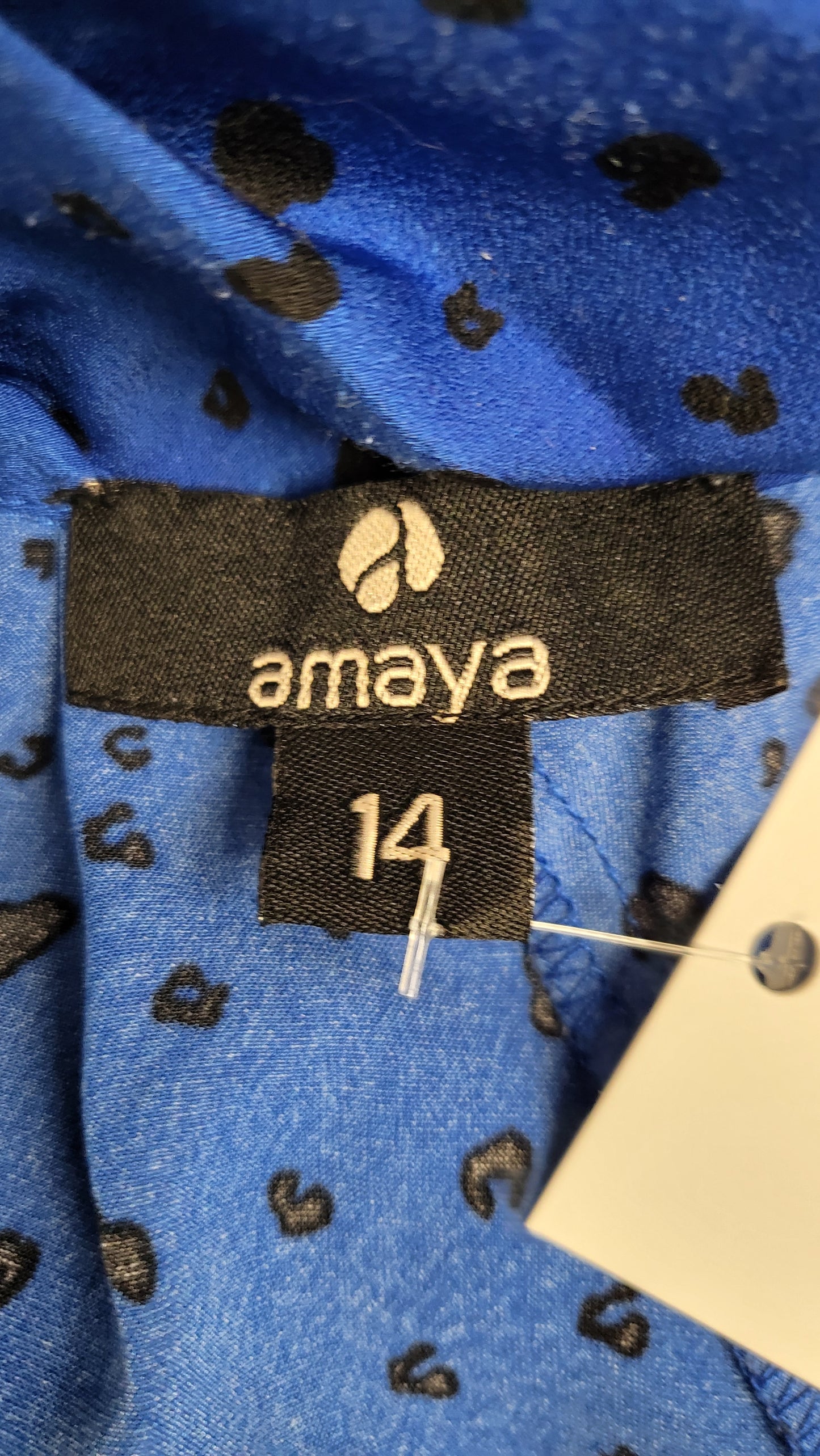 Amaya Blue Print Print Top (14)