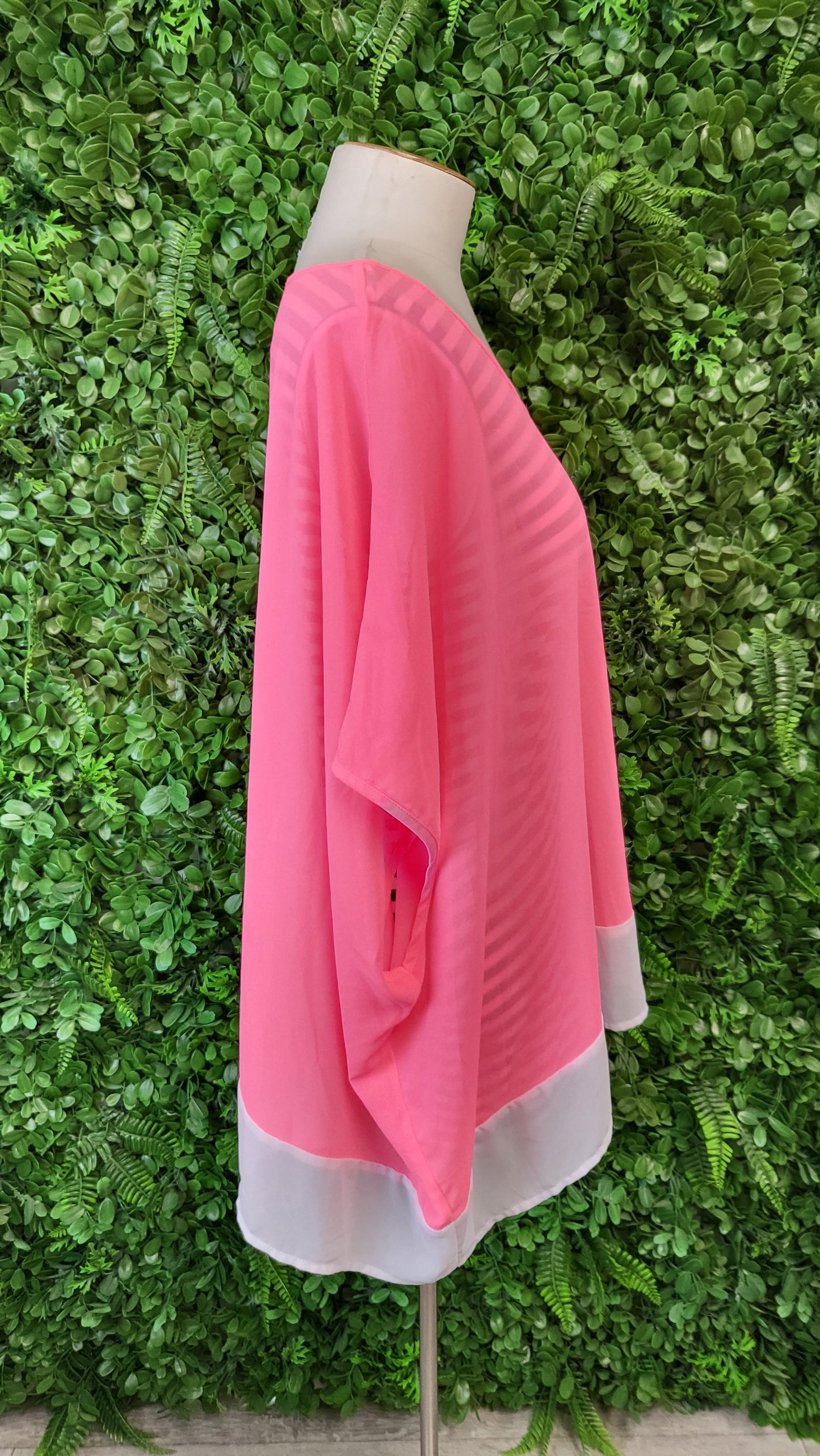 Charlo Pink Sheer Layering Top (12)