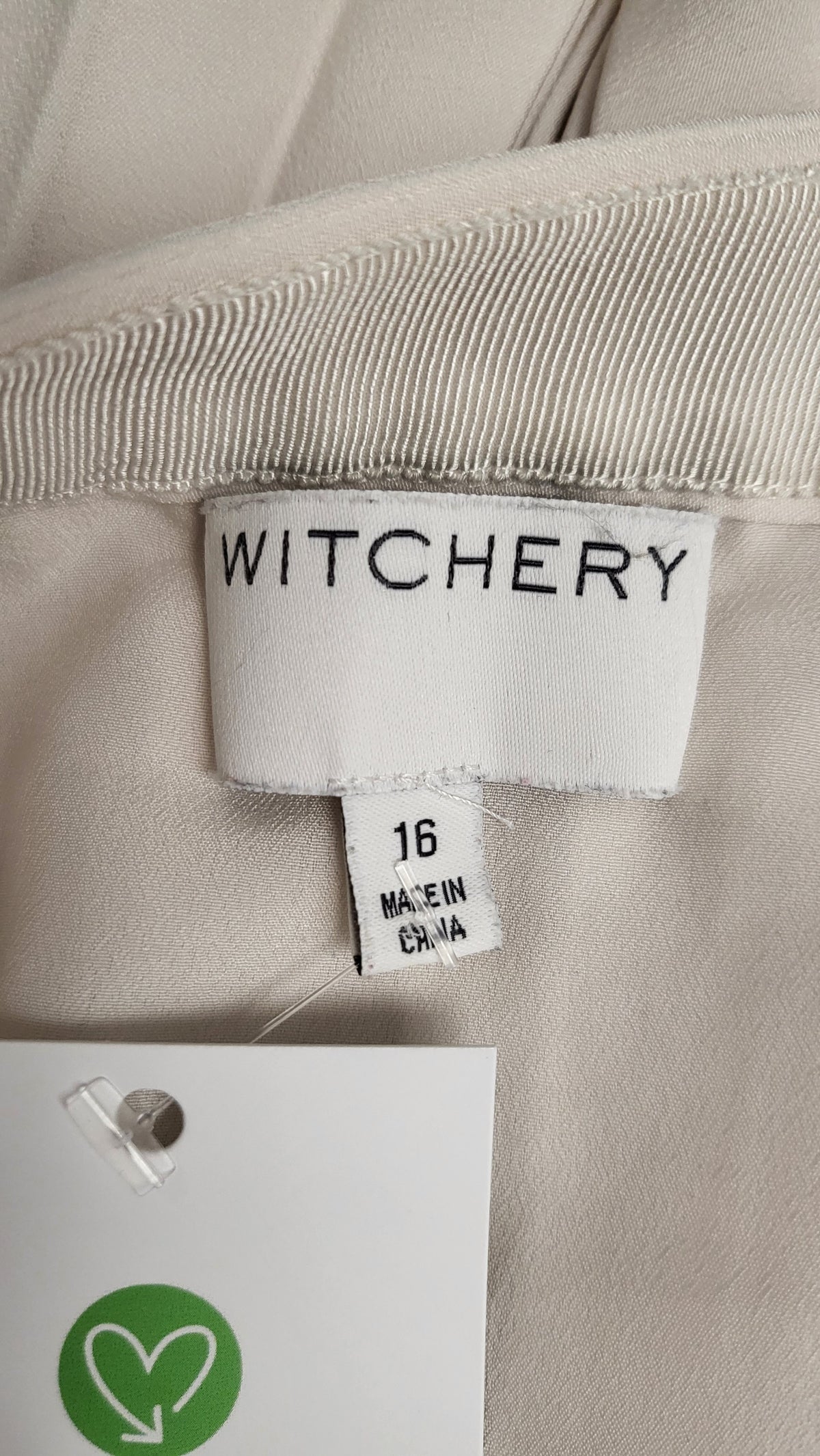 Witchery Cream Pleat Skirt (16)