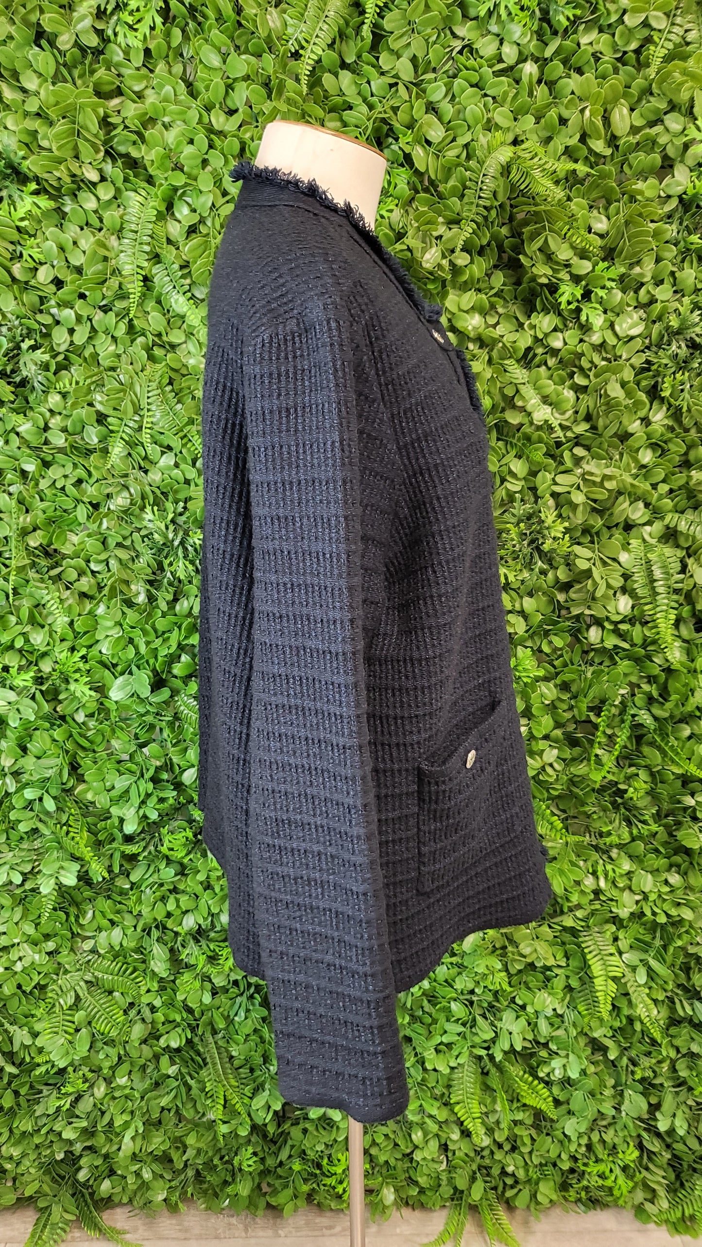 Blue Illusion Navy Knit Jacket (20)