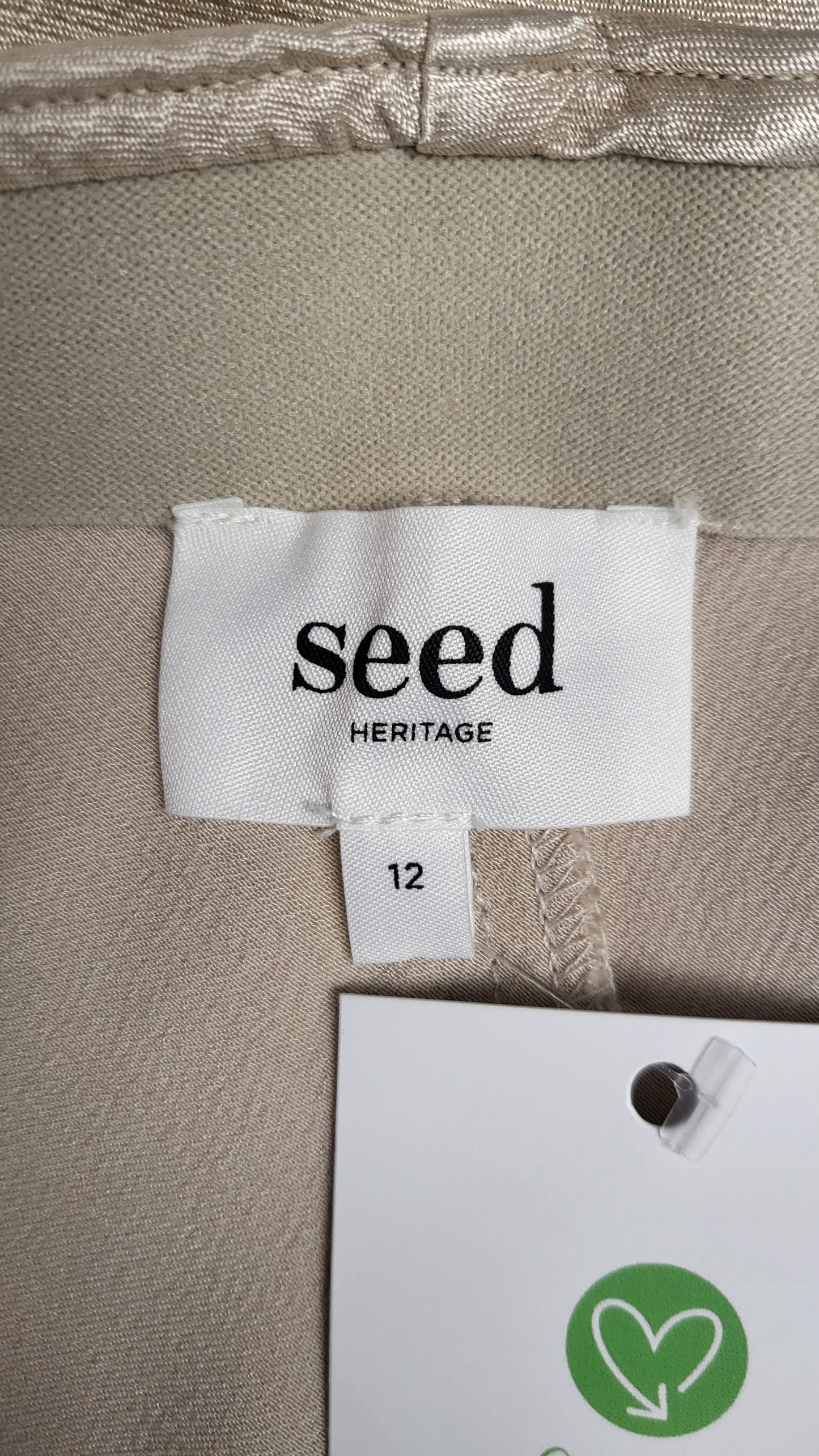 Seed Champagne Sateen Skirt (12)