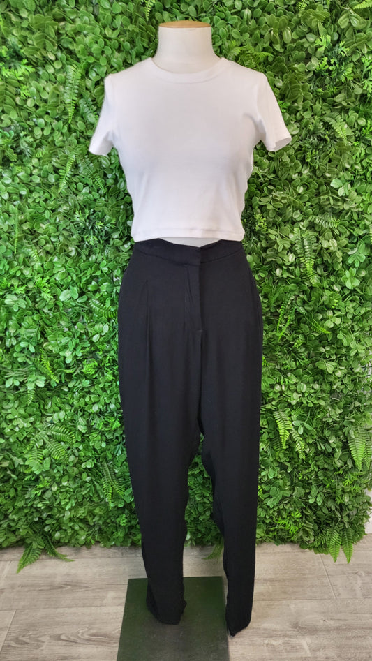 Paula Ryan Black Drape Pant (16)