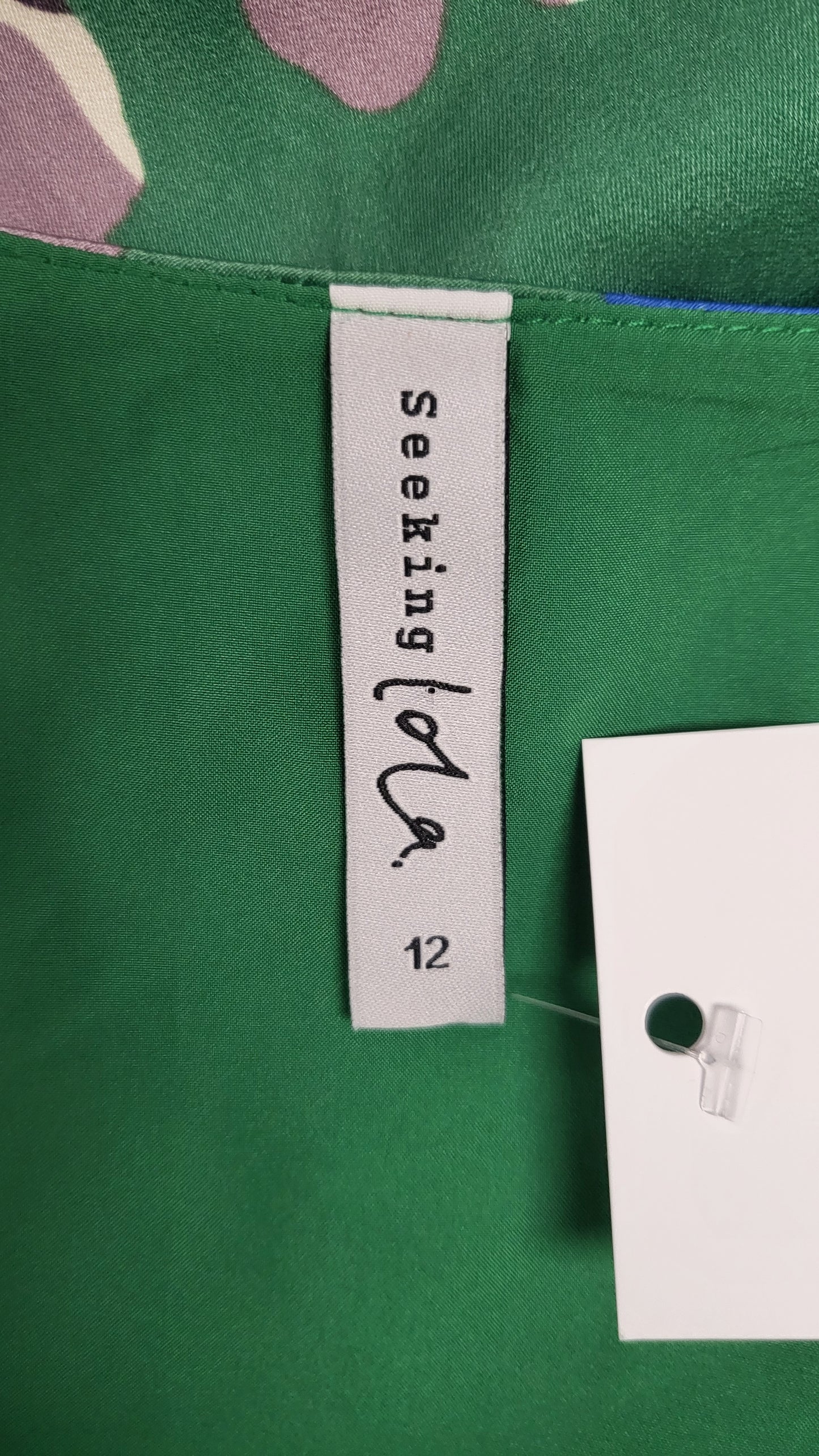 Seeking Lola Green Sateen Dress (12)
