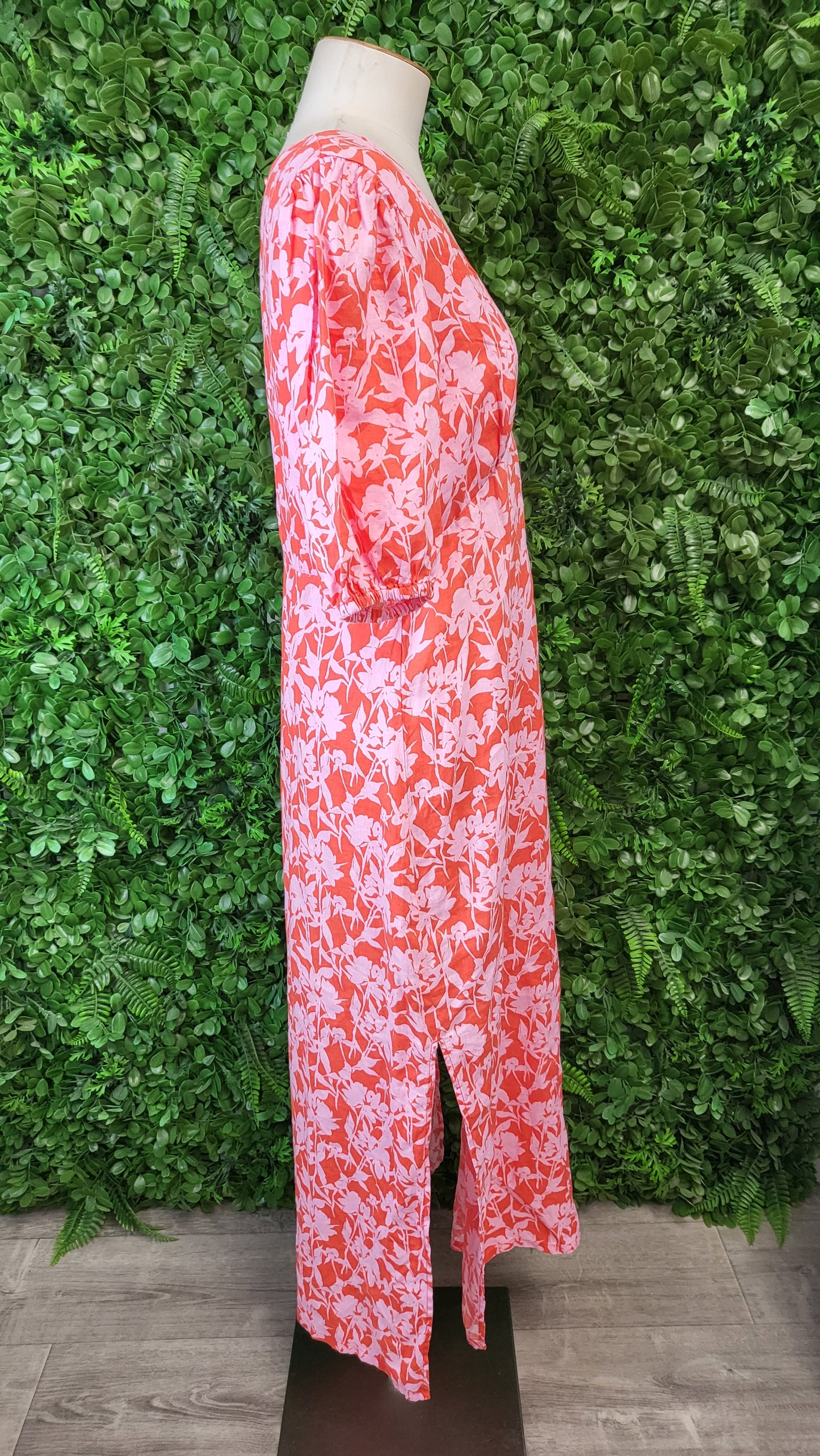 Among The Brave Pink/Red Floral Dress (12)