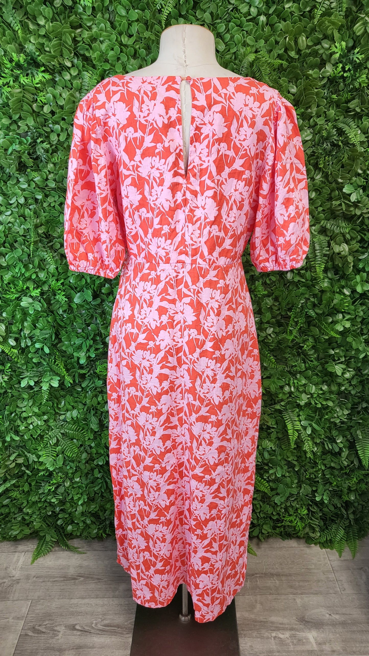 Among The Brave Pink/Red Floral Dress (12)