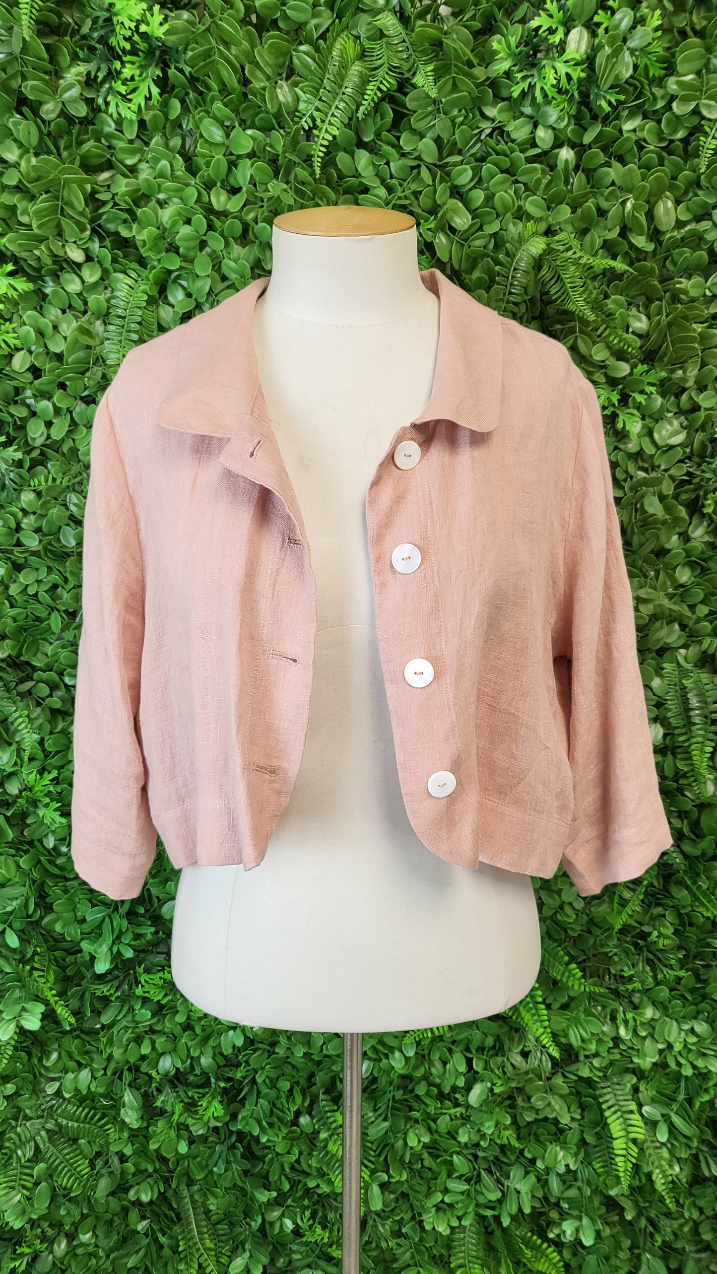 Lemon Tree Coral Pink Linen Jacket (14)