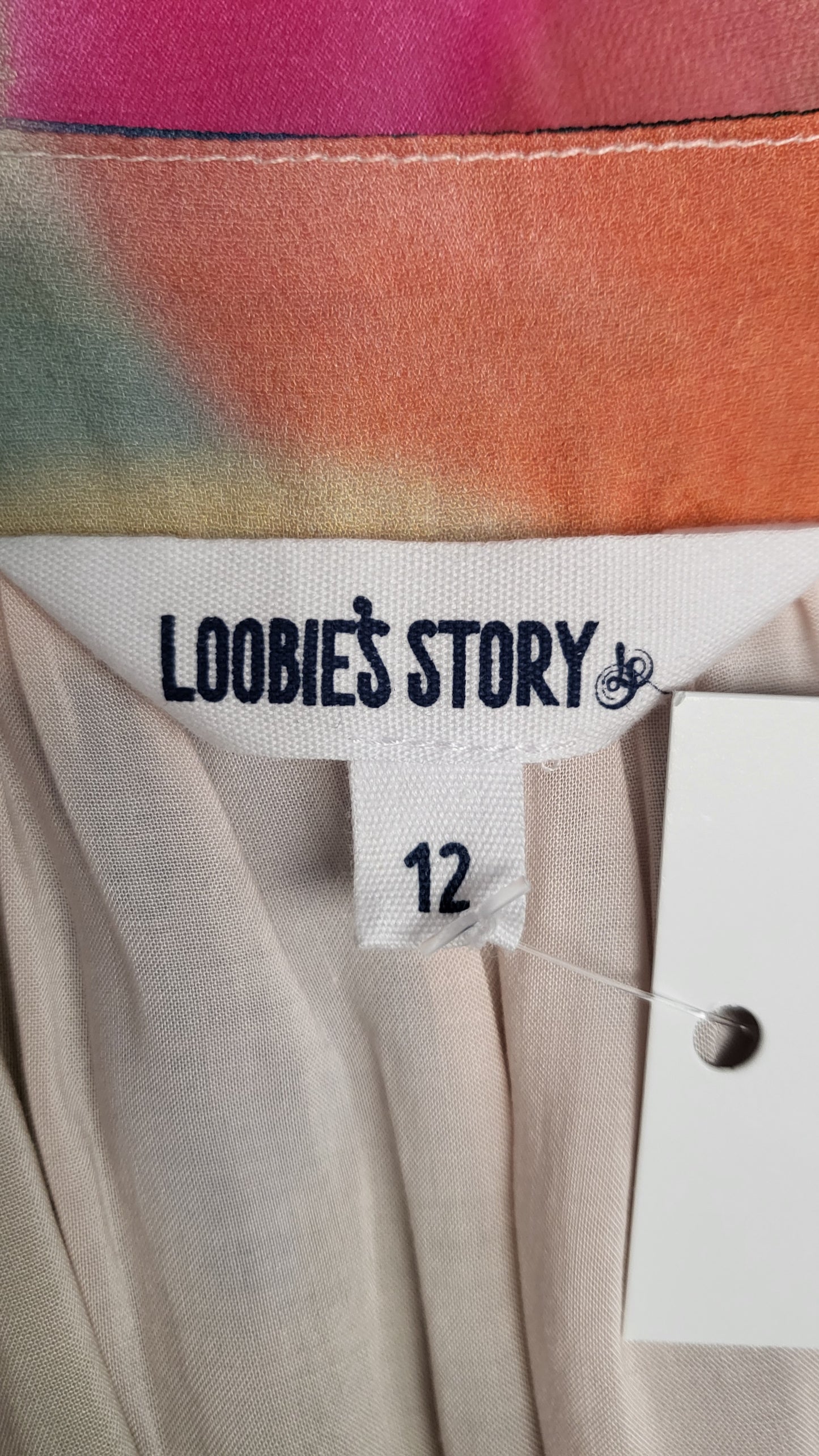 Loobies Story Multi Free Spirit Top (12-14)