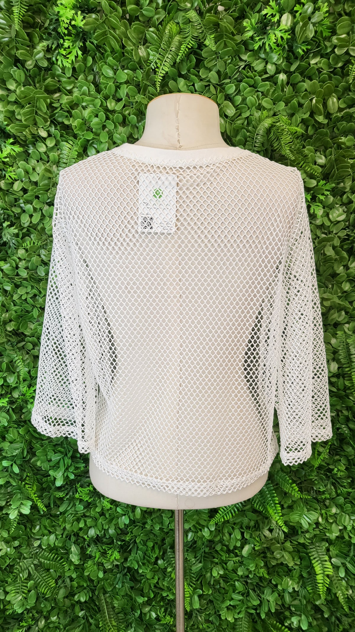 Two by Two White Net Top (10)