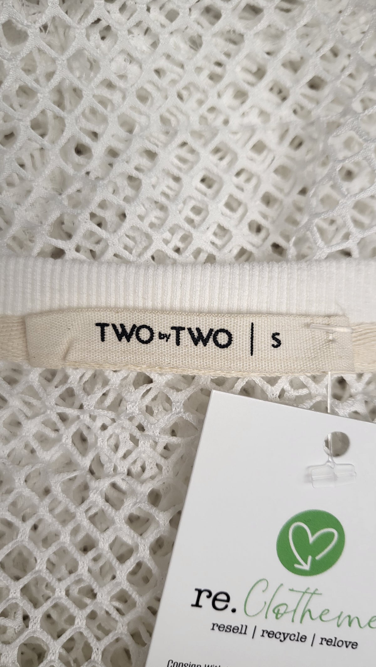 Two by Two White Net Top (10)