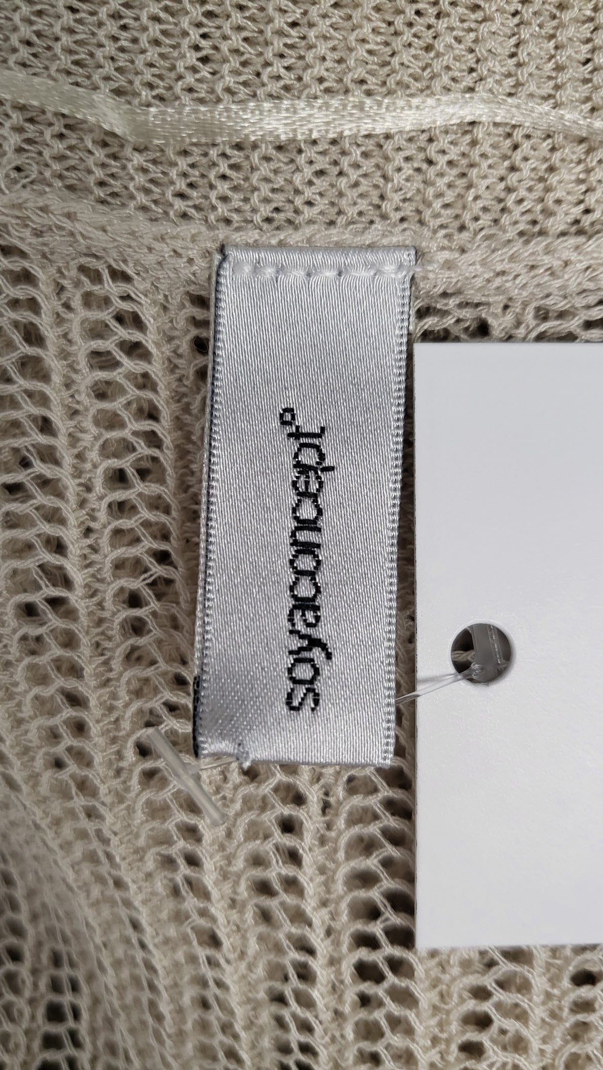 Soyaconcept Oat Longline Net Cardigan (12)