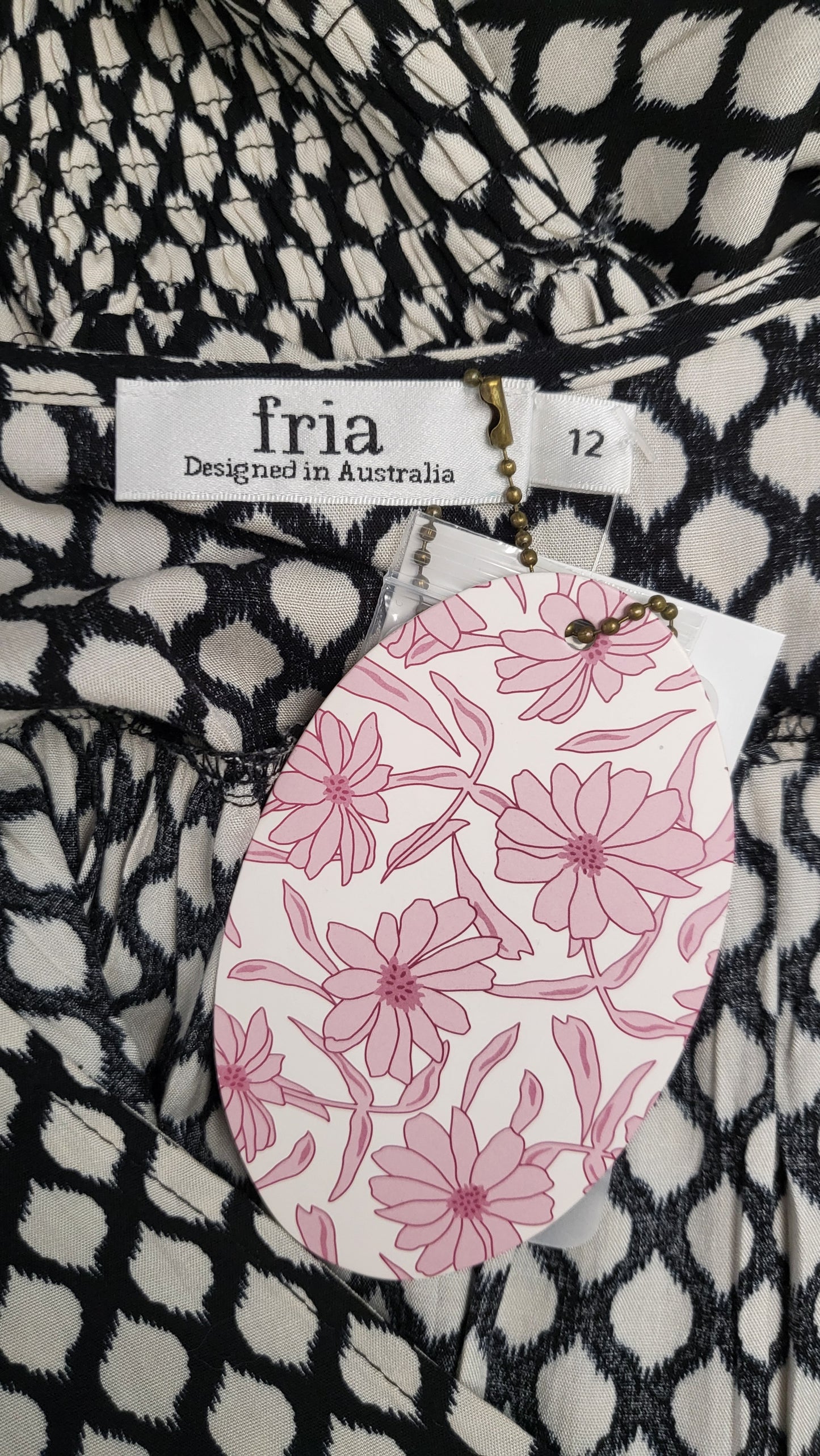 Fria The Label B/W Maxi Dress BNWT (12)