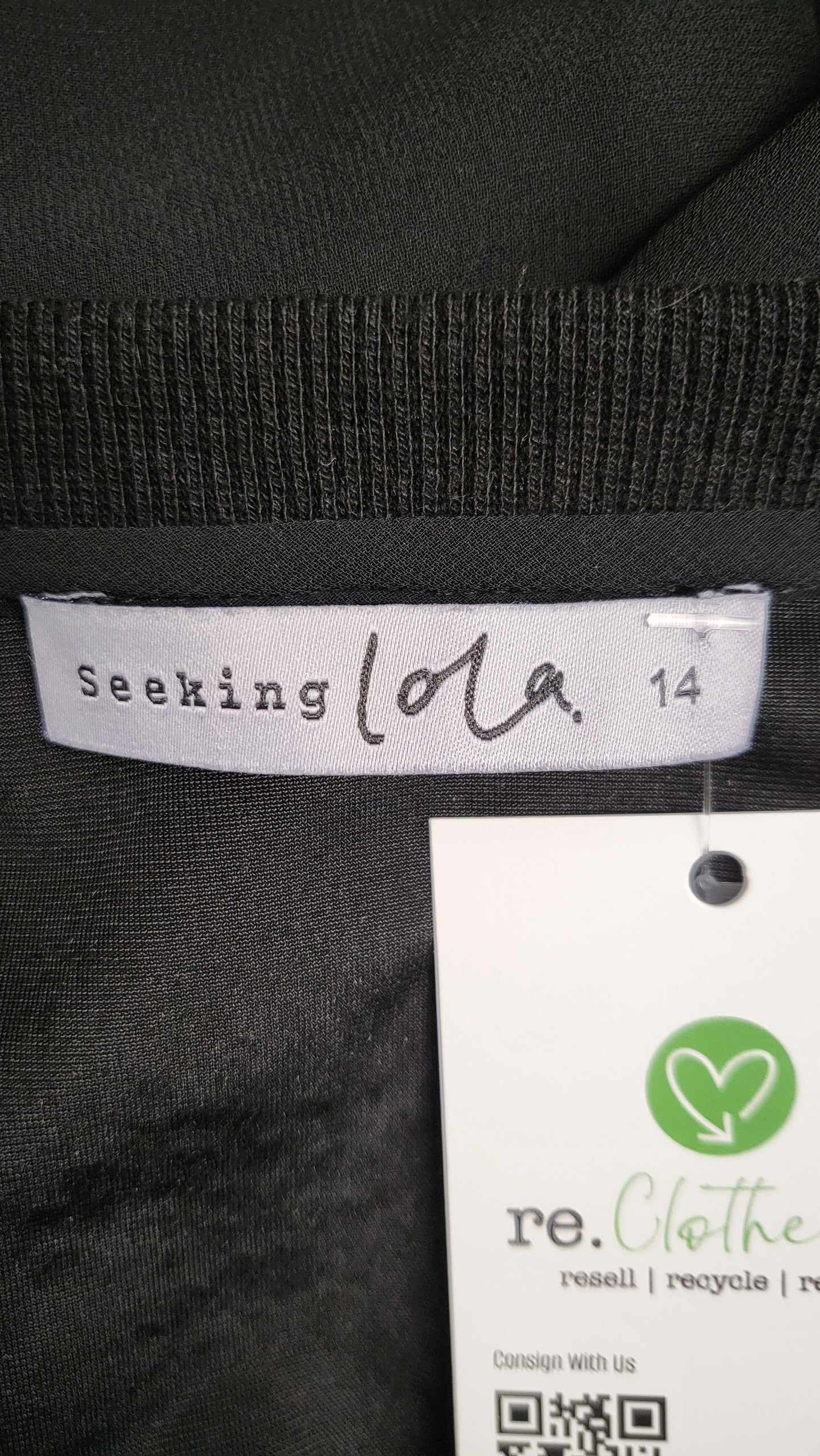 Seeking Lola Black Velour Sweat (14)
