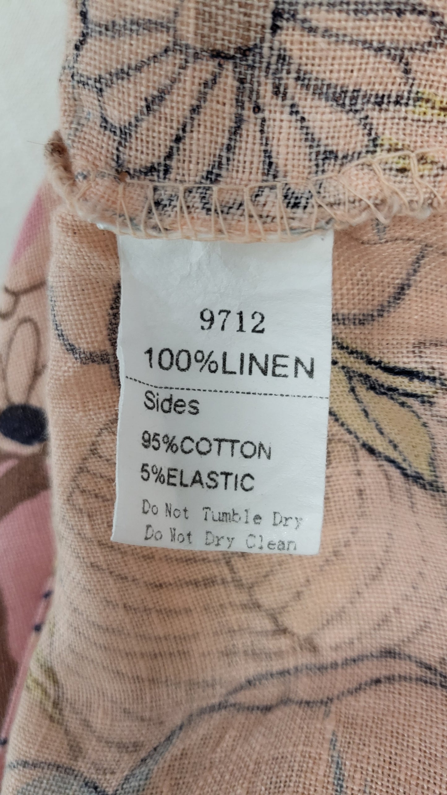 Helga May Print Linen Dress (12-14)