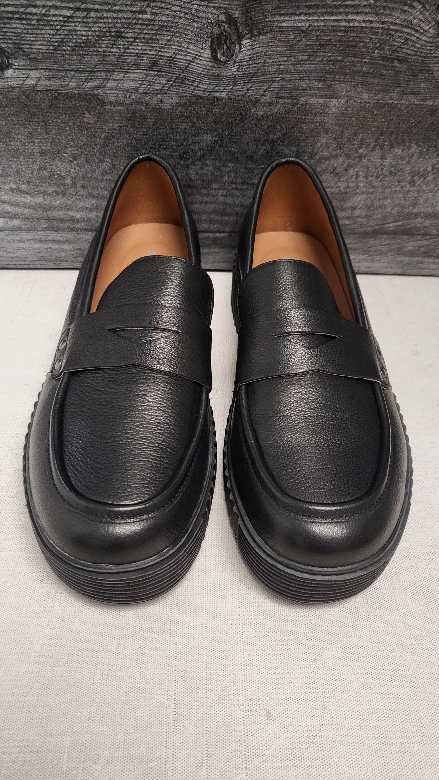 Alfie & Evie Black Dune Loafer BNWT (40)
