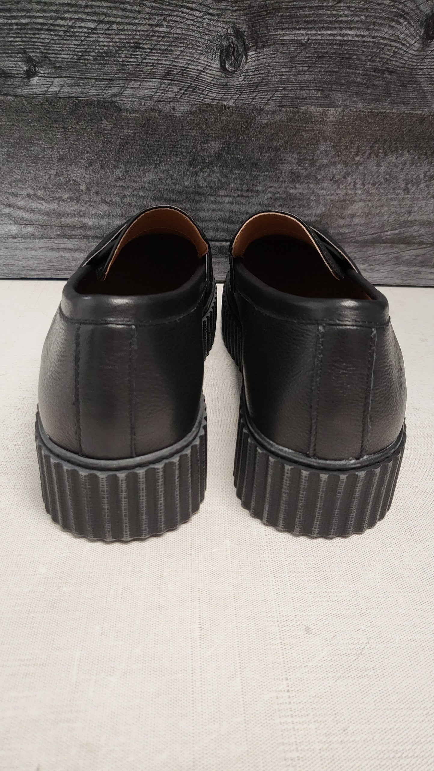 Alfie & Evie Black Dune Loafer BNWT (40)