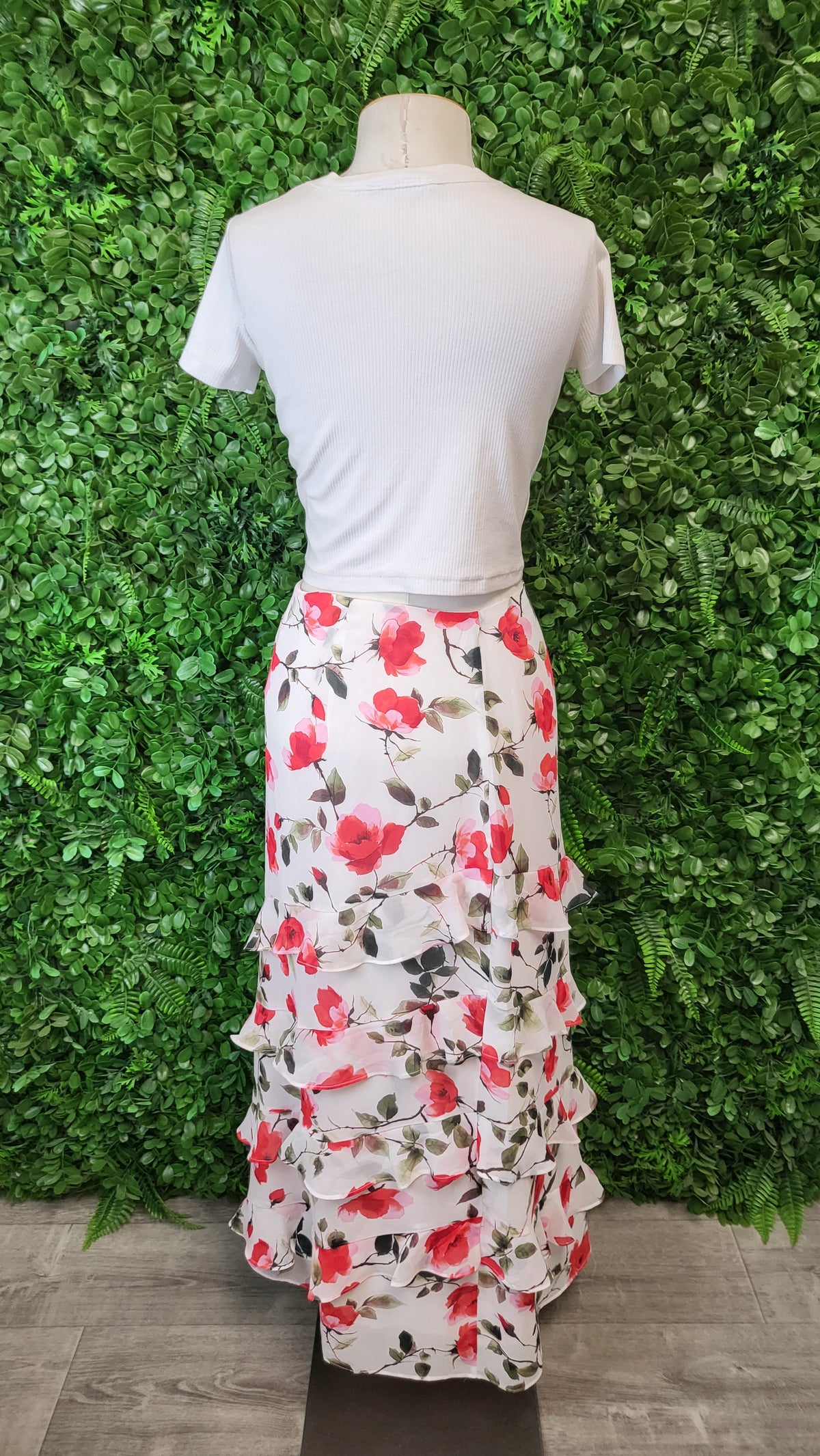 City Chic Floral Ivy Fleur Skirt BNWT (18)