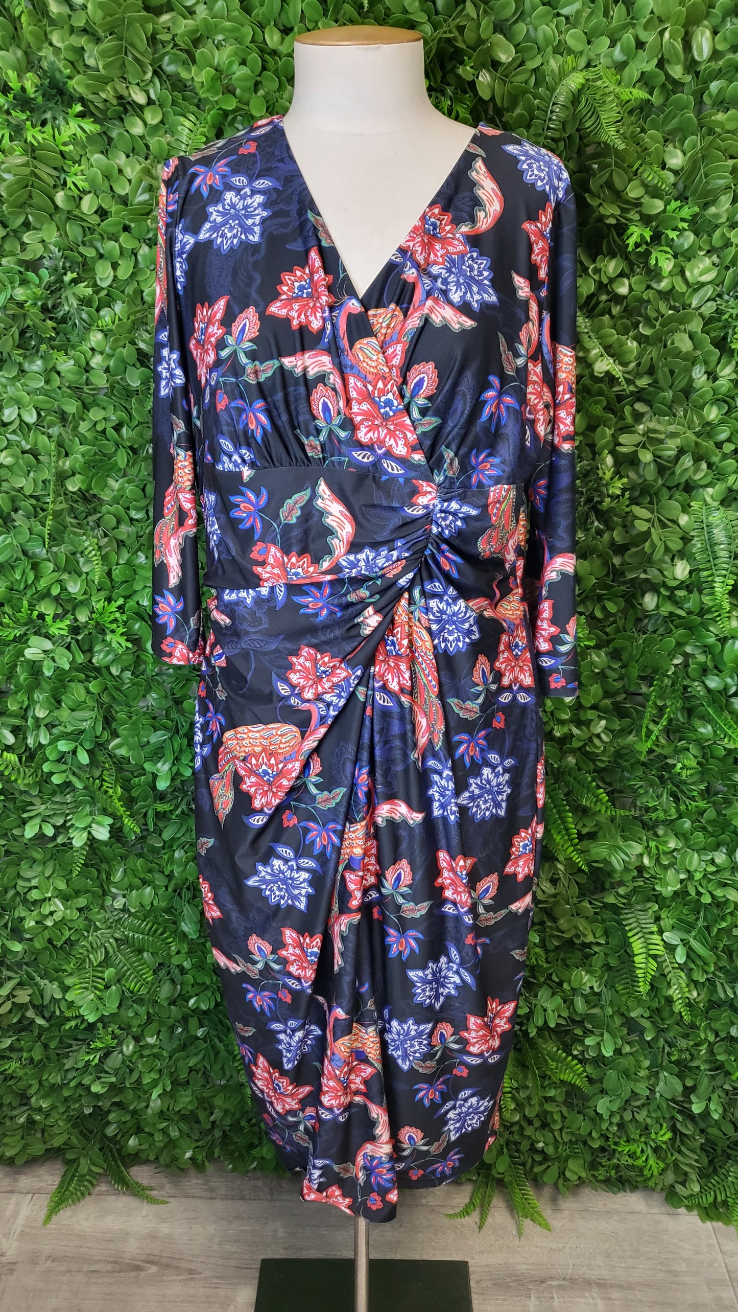 Anthea Crawford Floral Cross Front Dress (16)