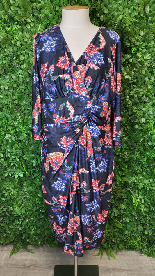 Anthea Crawford Floral Cross Front Dress (16)