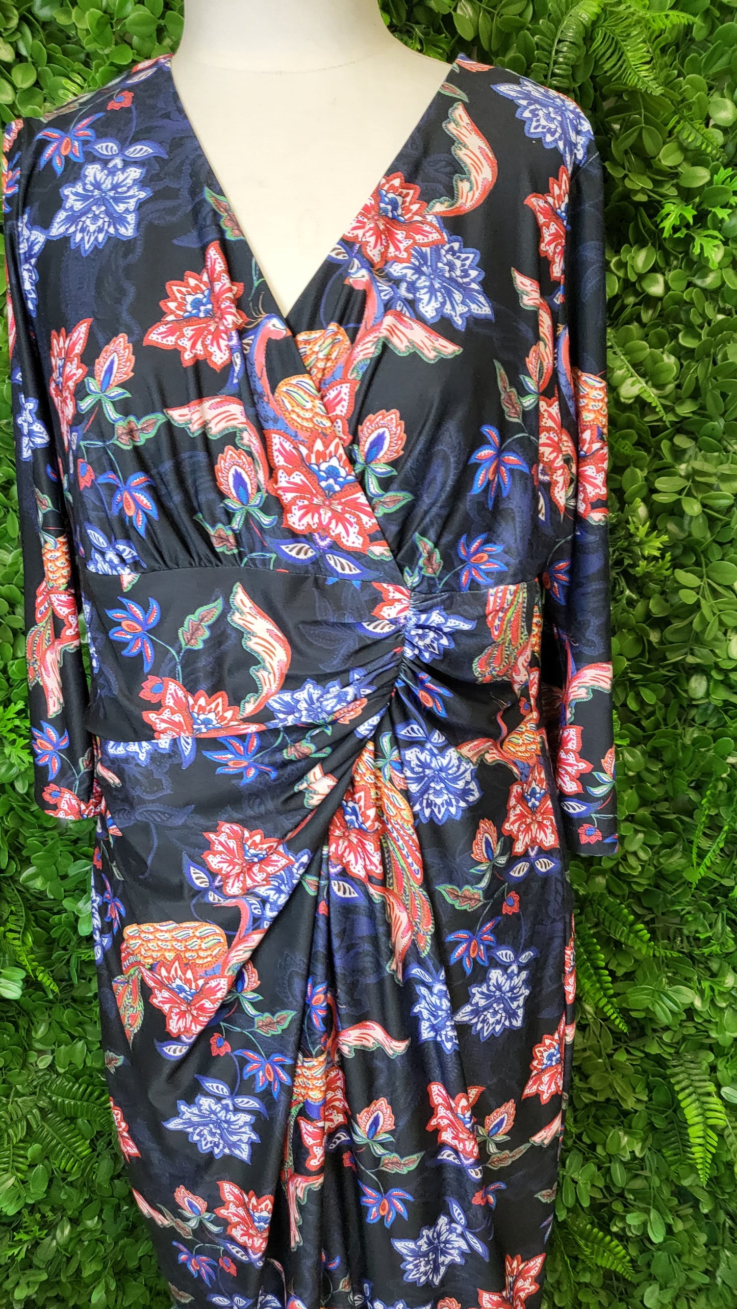 Anthea Crawford Floral Cross Front Dress (16)