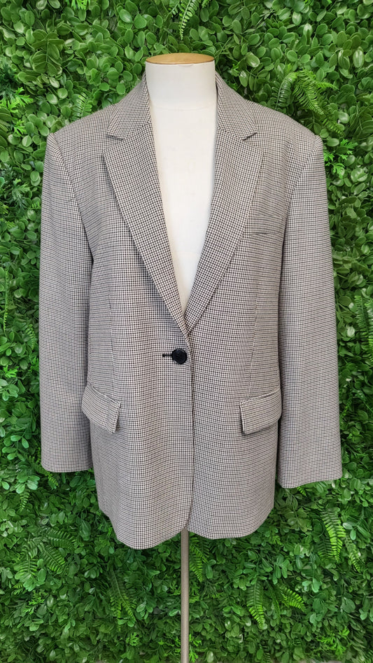 Seed Brown Houndstooth Blazer (8-10)