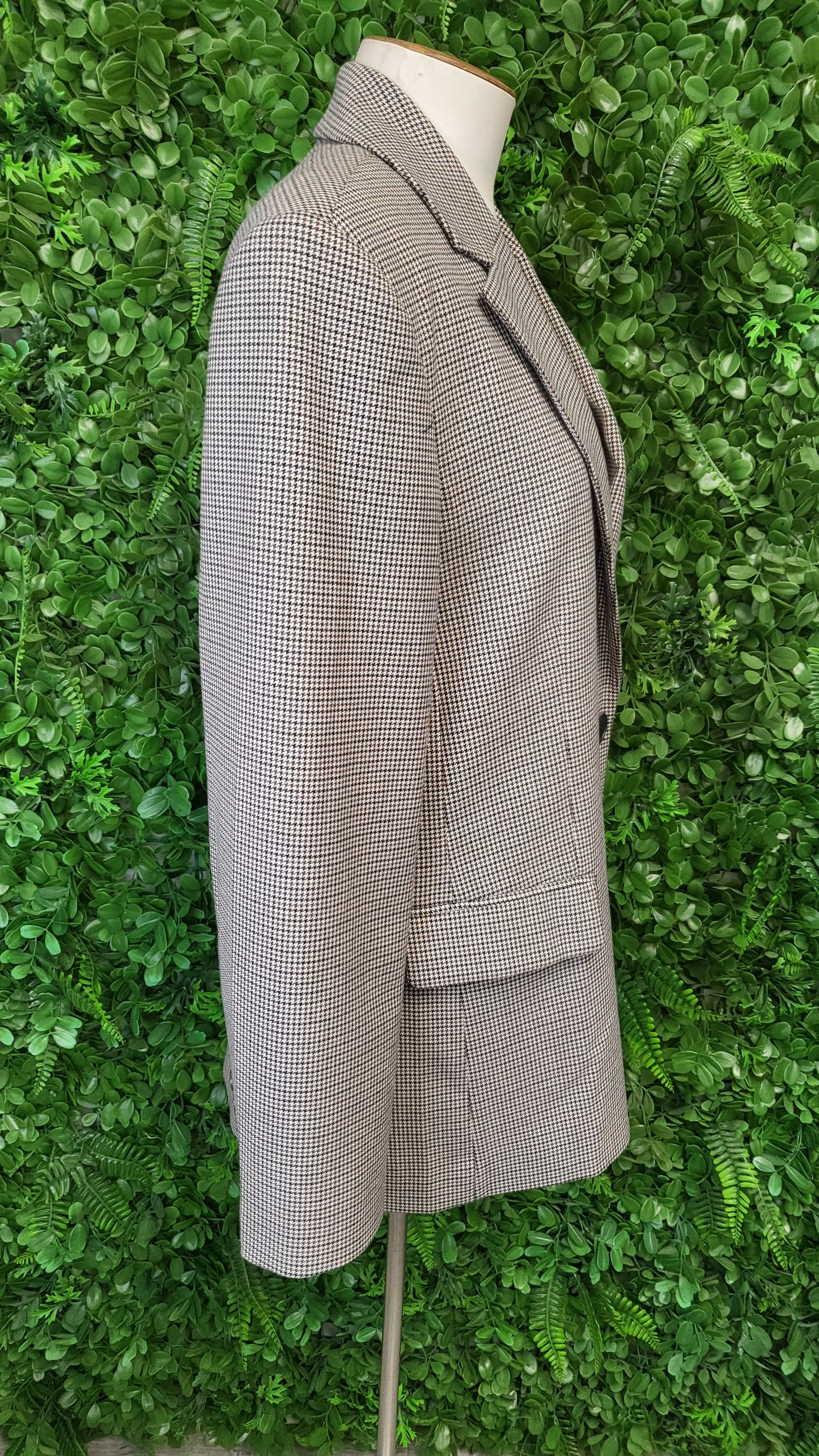 Seed Brown Houndstooth Blazer (8-10)