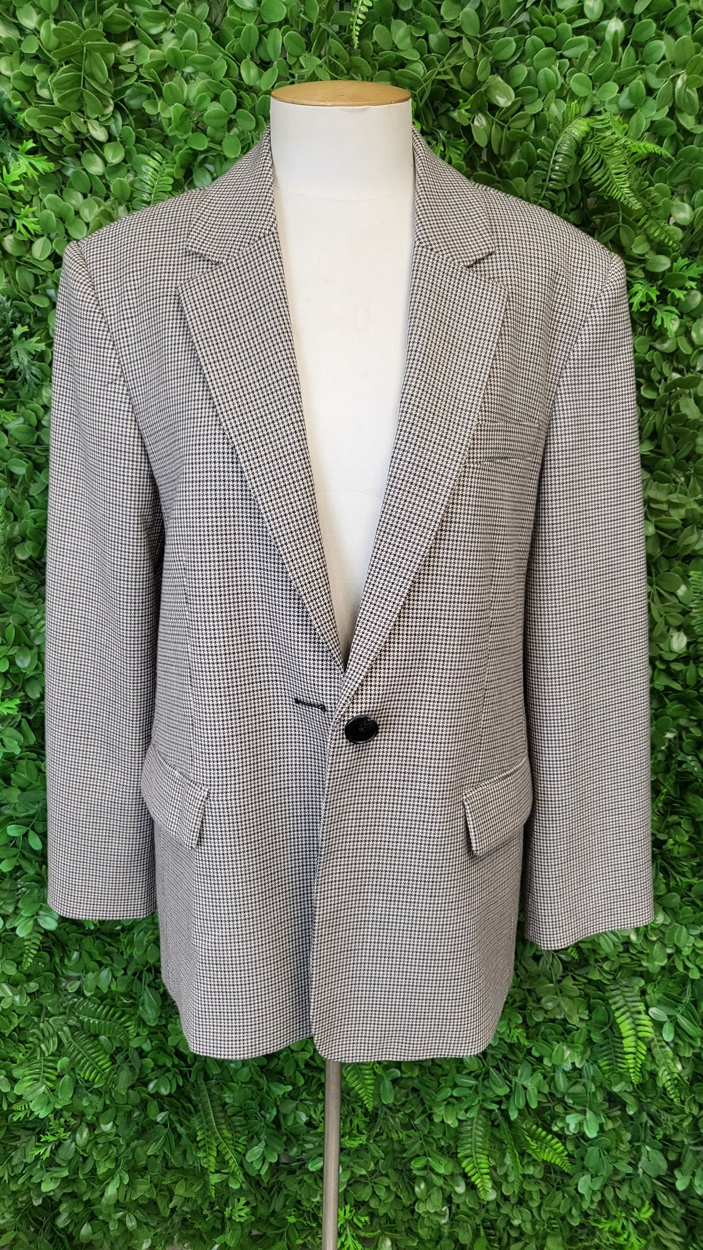 Seed Brown Houndstooth Blazer (8-10)