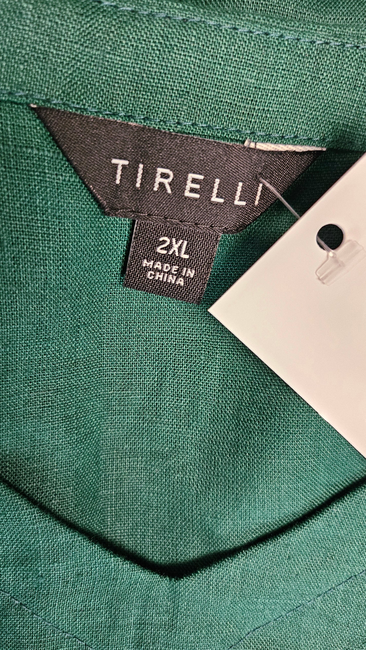 Tirelli Green Linen Dress (18)