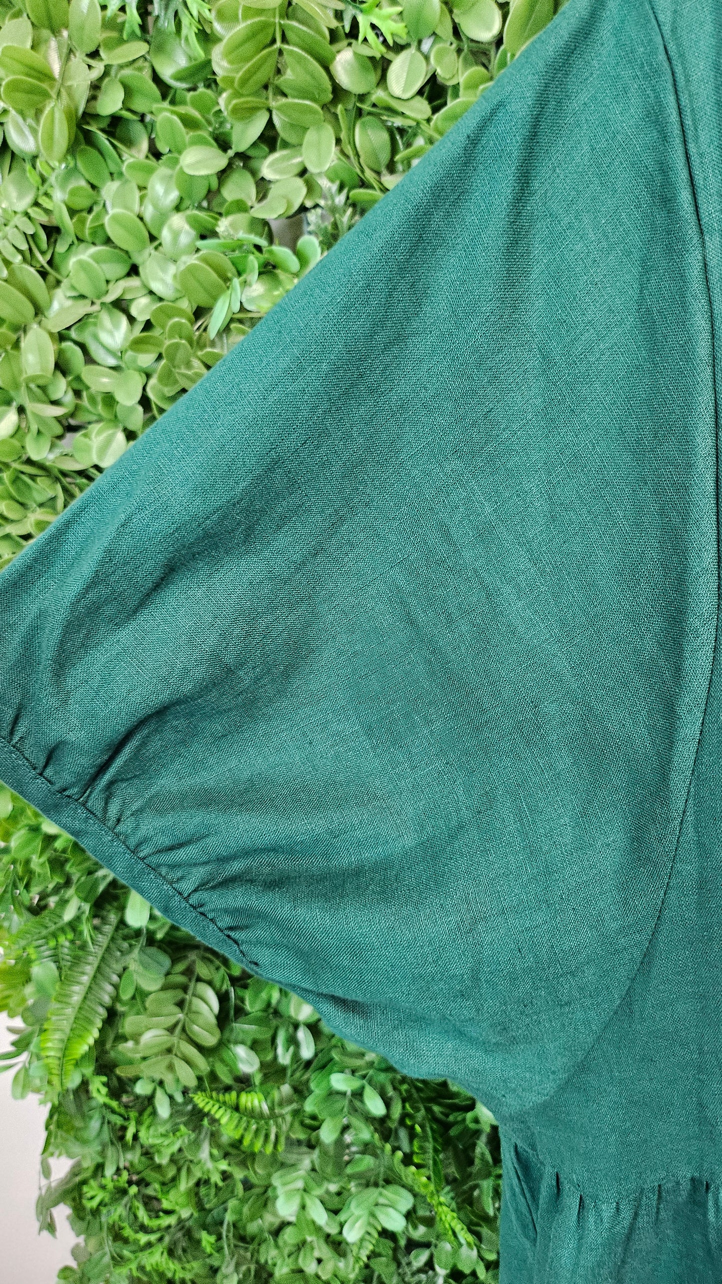 Tirelli Green Linen Dress (18)