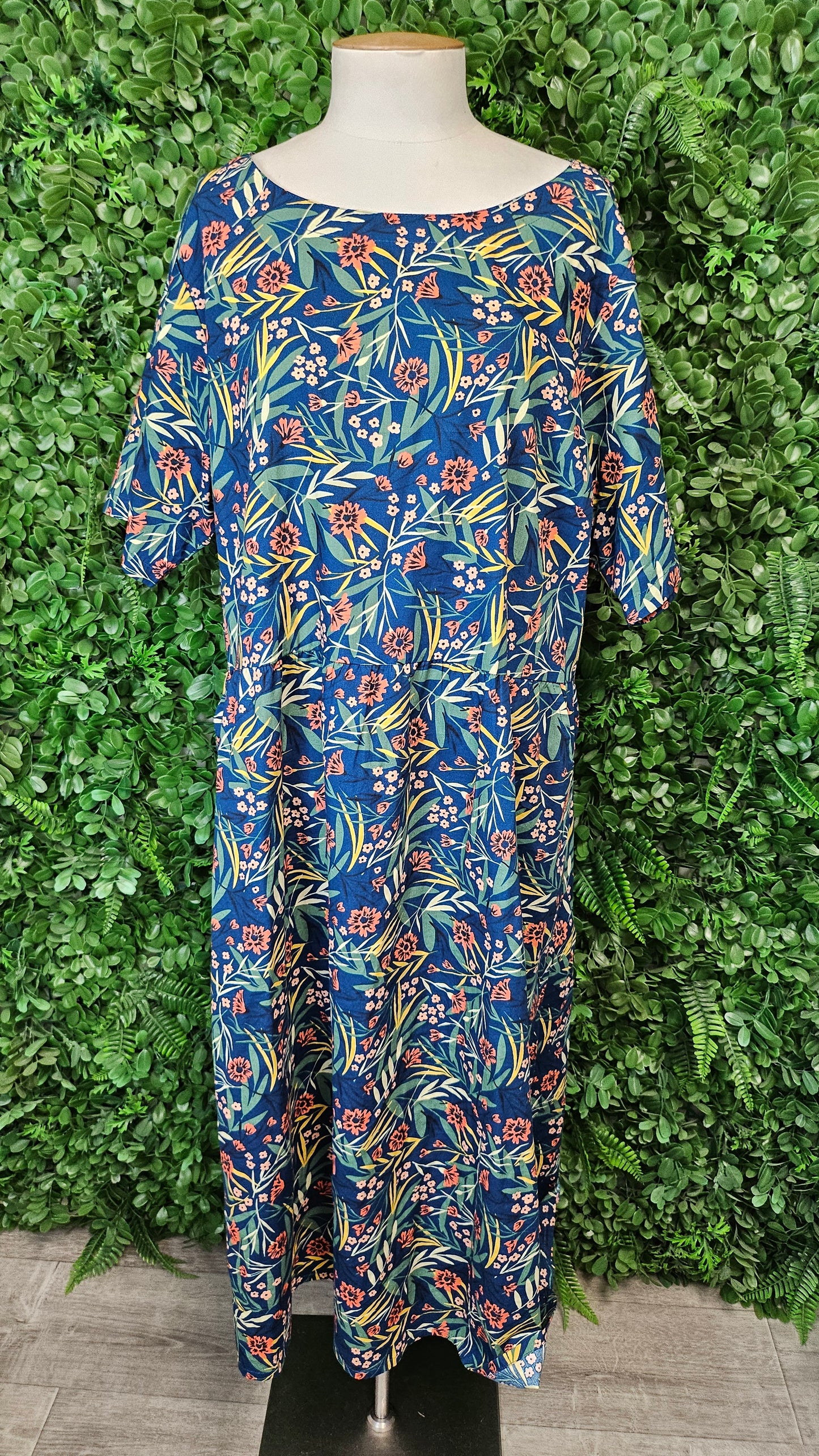 Karma East Print Cotton Dress (18)