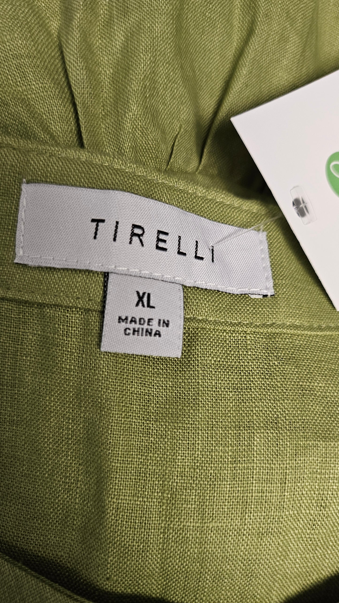 Tirelli Green Linen Top (18)