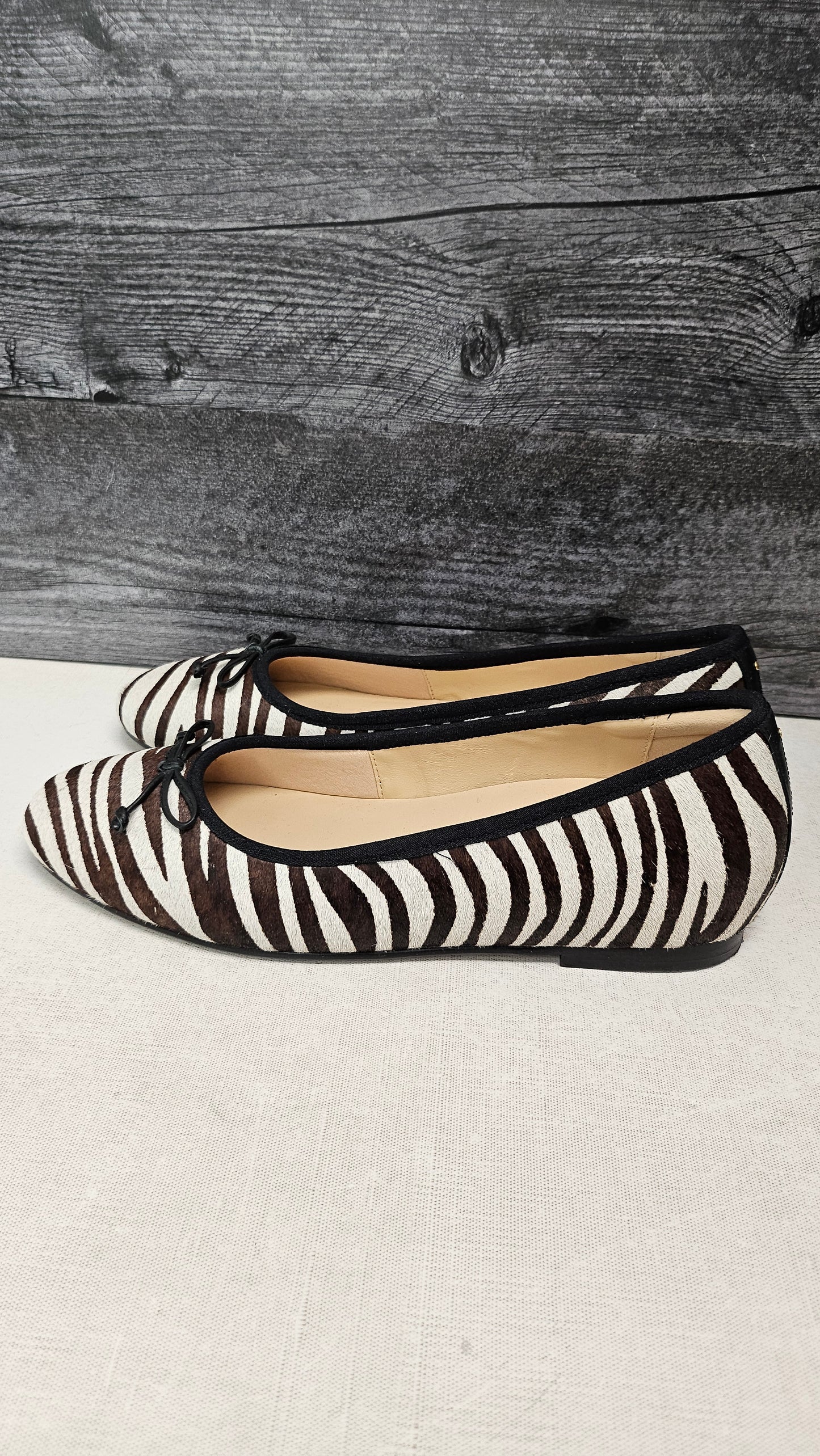 Frankie 4 Brown Zebra Flats (8)