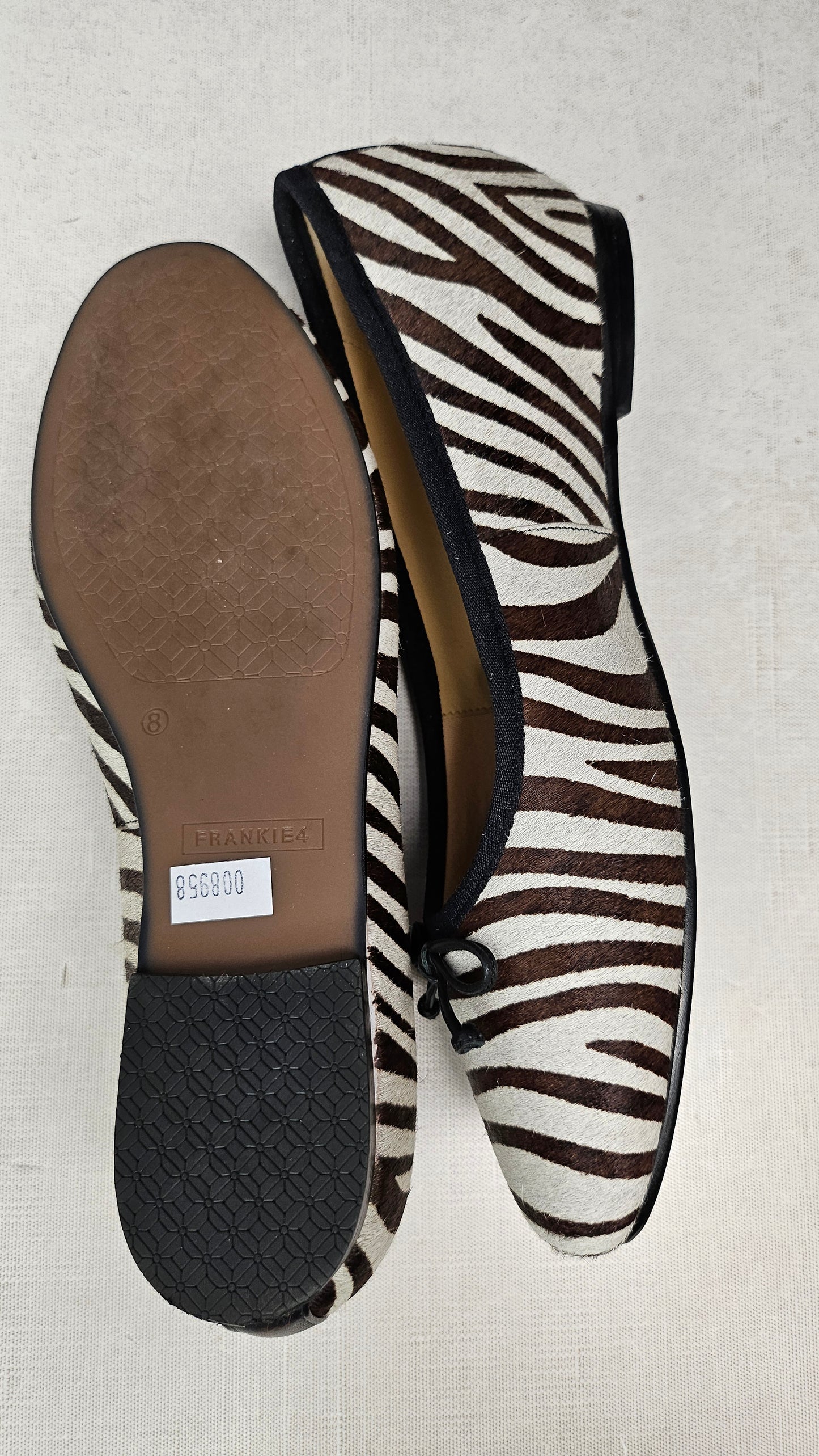 Frankie 4 Brown Zebra Flats (8)