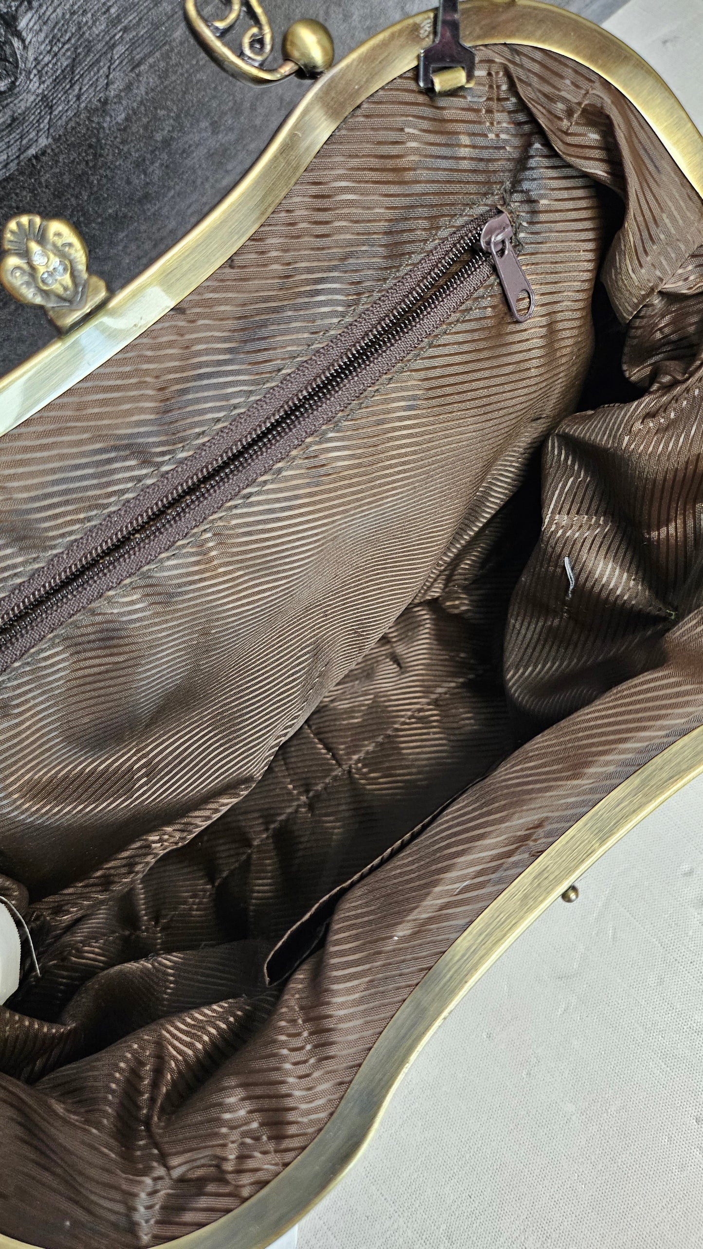 Unknown Multi Lace Trimmed Bag (30cmx21cm)